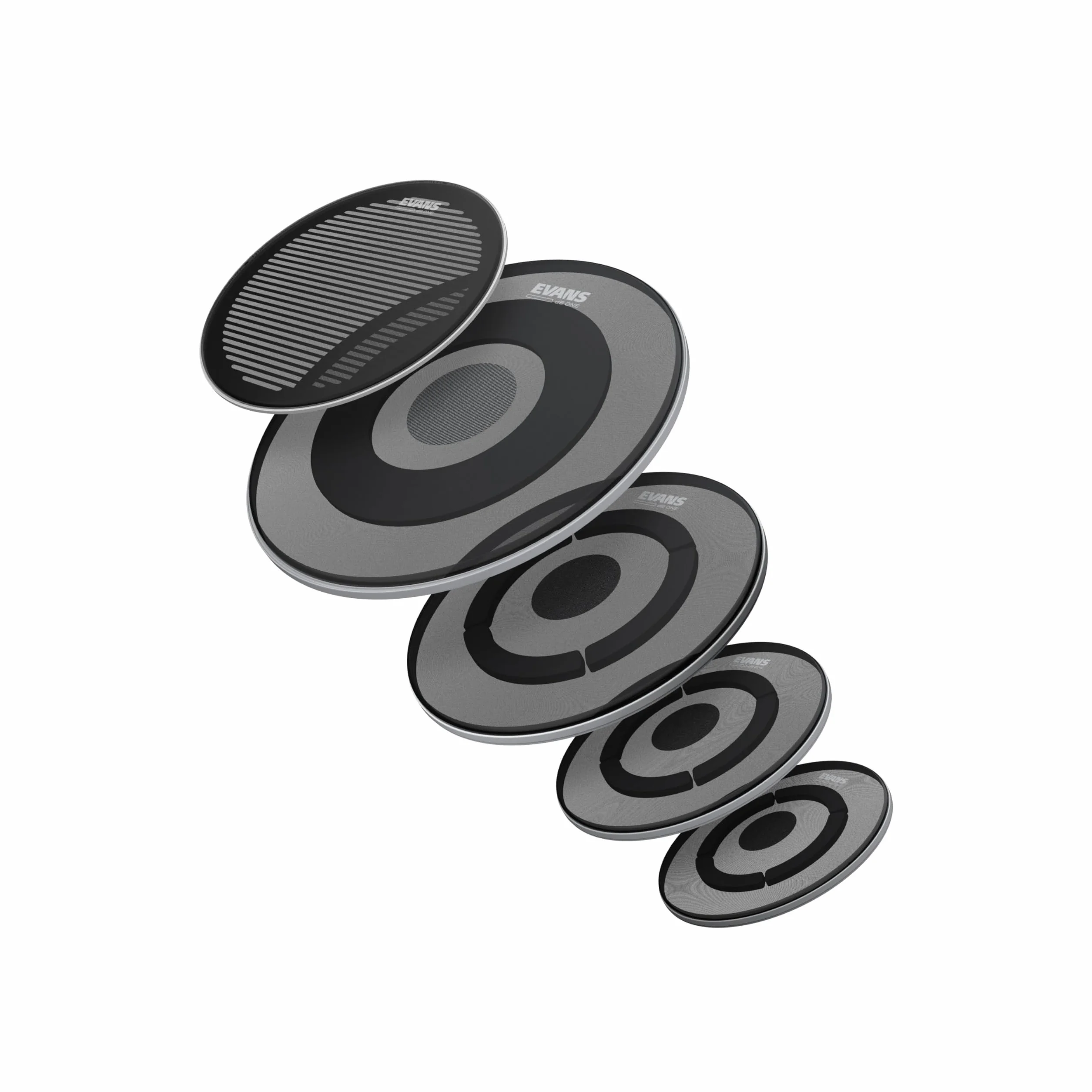 Evans dB One Complete Pack Rock - Juego de cabezales de tambor