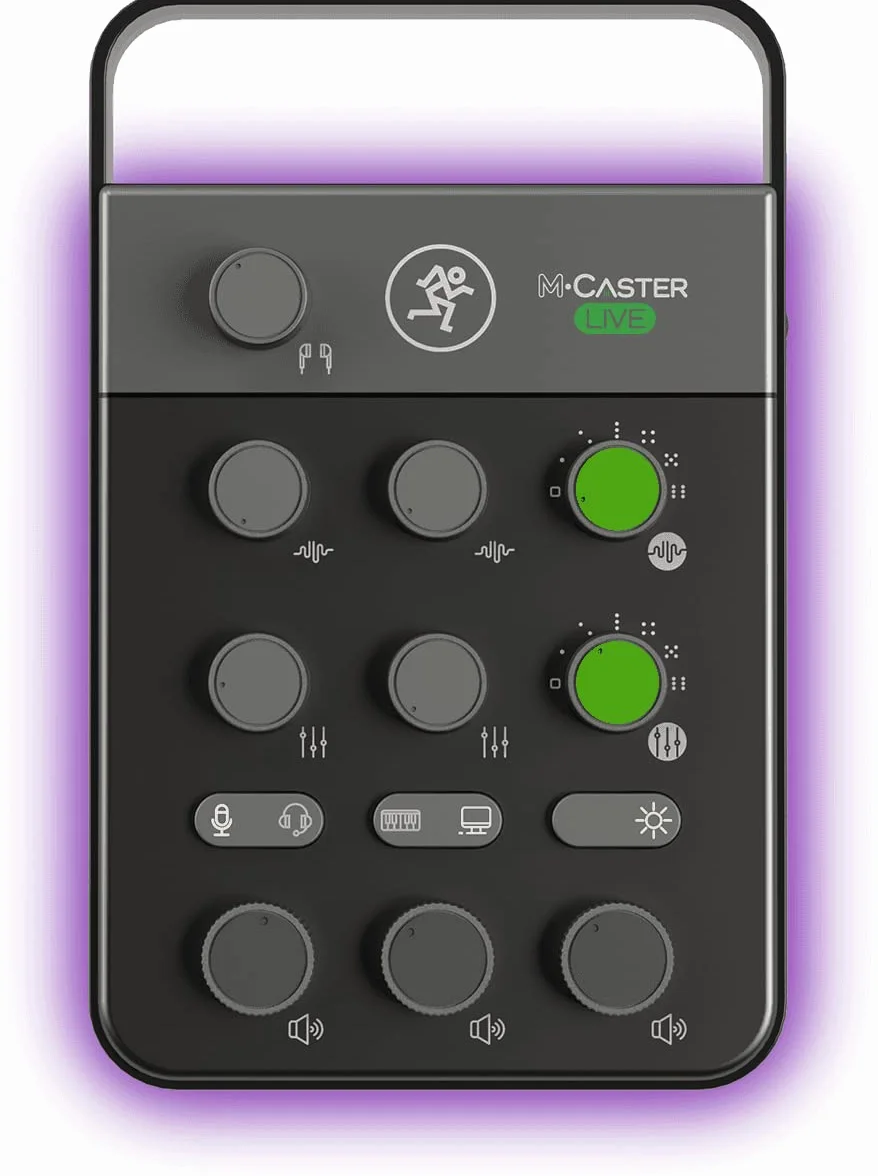Grabadore portátil Mackie M Caster para streaming, juegos y creadores de contenidos
