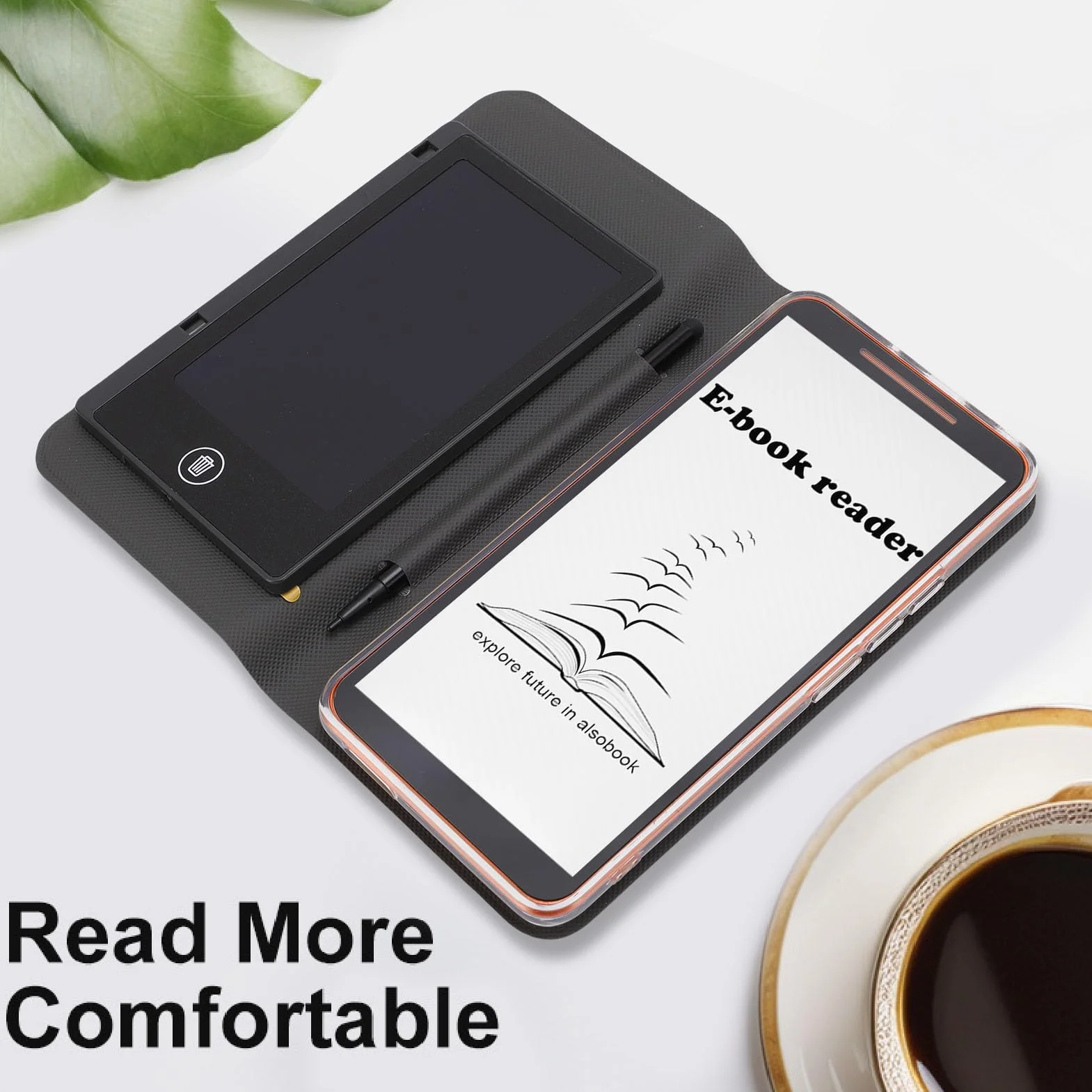Lector de Libros 5.7" Tableta de Escritura a Mano, Almacenamiento 1GB+8GB, Android 8.1, Lector PDF Portable