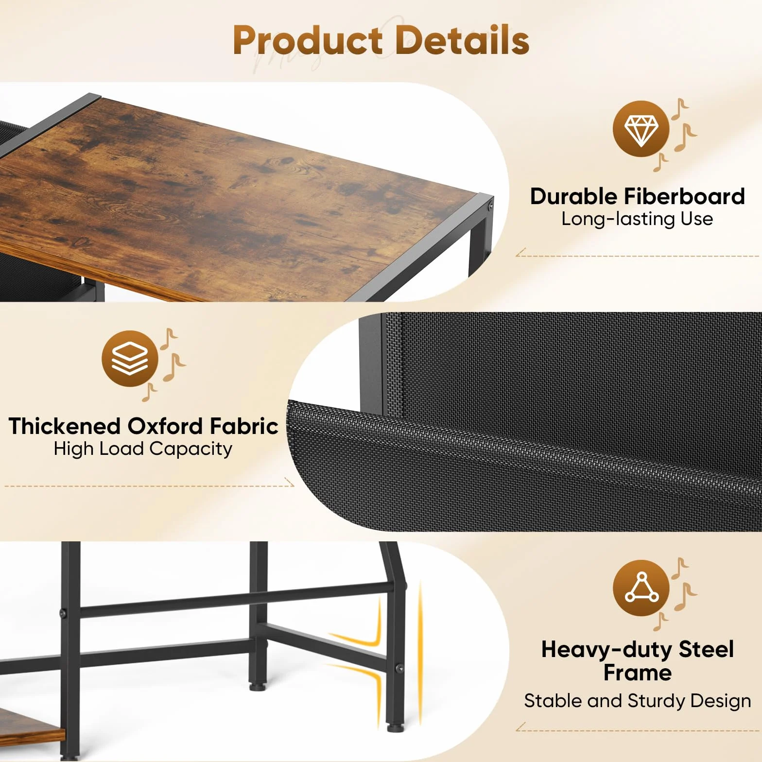 Soporte tocadiscos, mesa auxiliar de 3 niveles, almacenamiento de discos de vinilo de hasta 200 álbumes, 123 x 30 x 73 cm, soporte de mesa giratoria para la visualización y almacenamiento en
