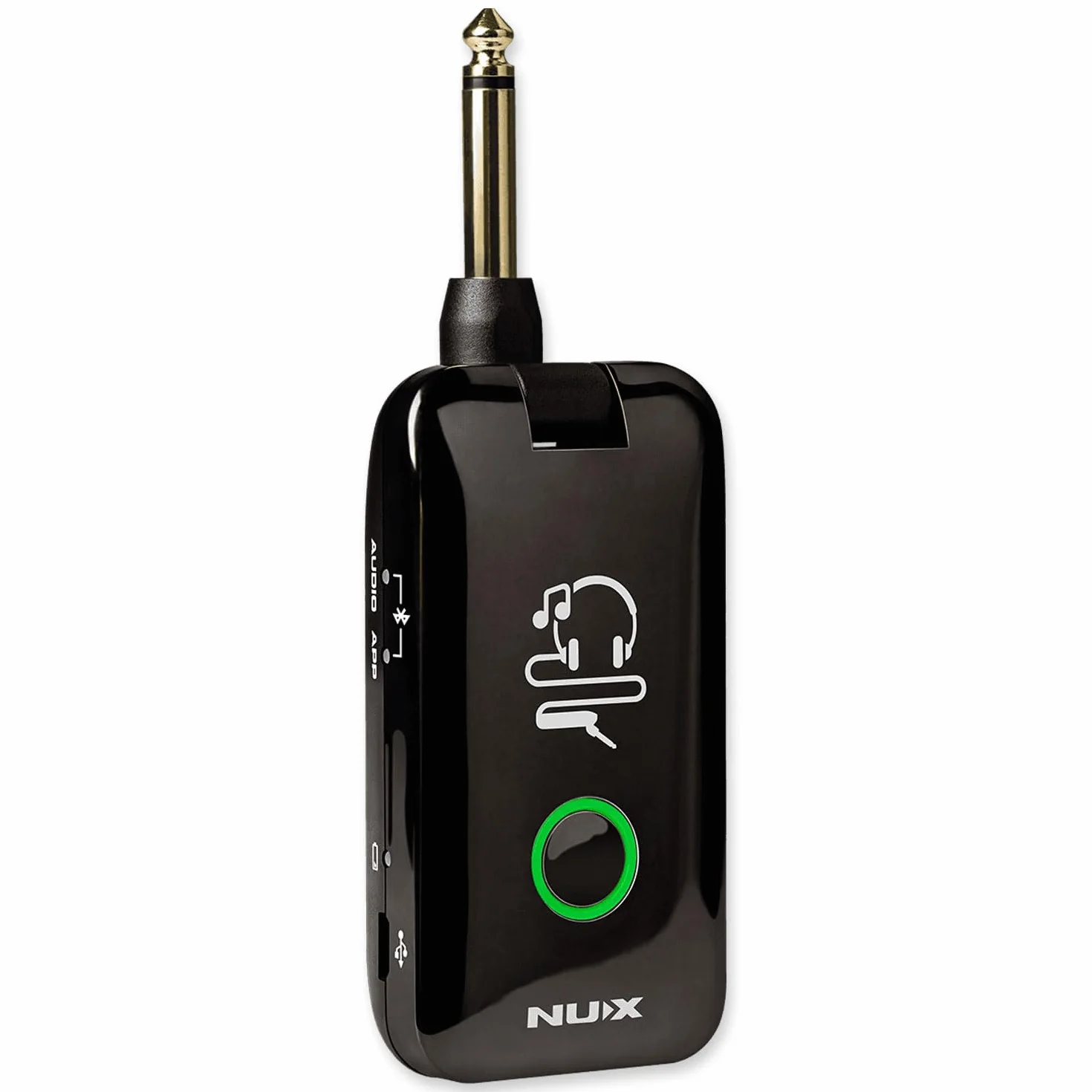 Nux MP-2 Mighty Plug - Amplificador inalámbrico y simulación de efectos para guitarra y bajo + auriculares keepdrum