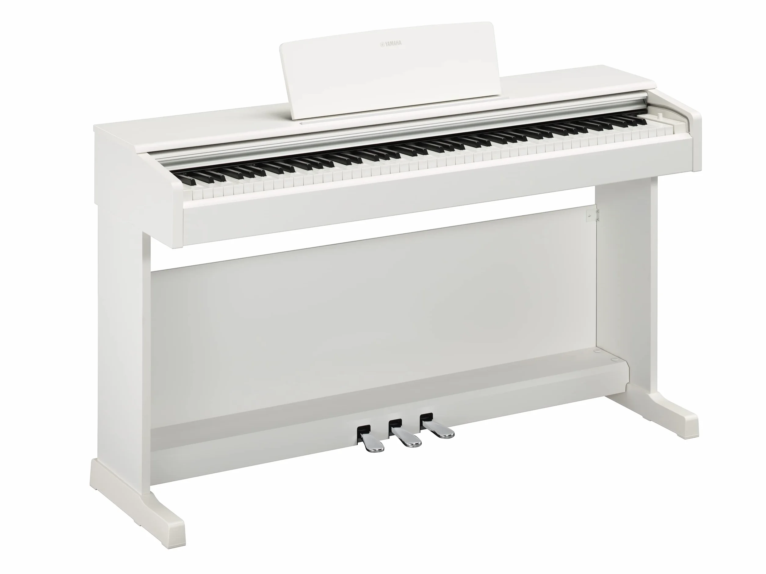 Yamaha ARIUS YDP-145 - Piano Digital, Piano clásico y elegante para principiantes y aficionados, para cualquier rincón de la casa, en blanco