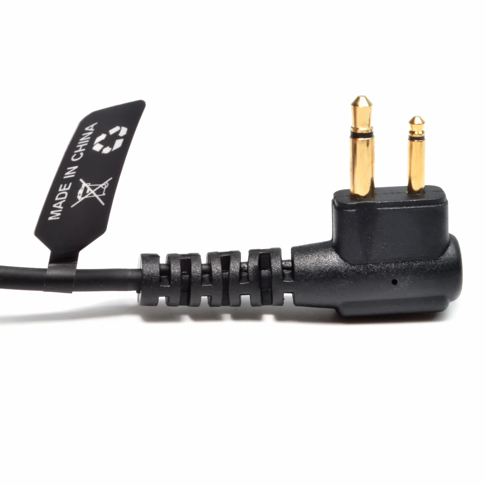 Walkie Talkie Pinganillo Compatible con Motorola CP040 DP1400 CP150 GP2000 CT150 Radio, Auricular con Micrófono y PTT para Guardia de Seguridad (Negro G, 1 Pieza)