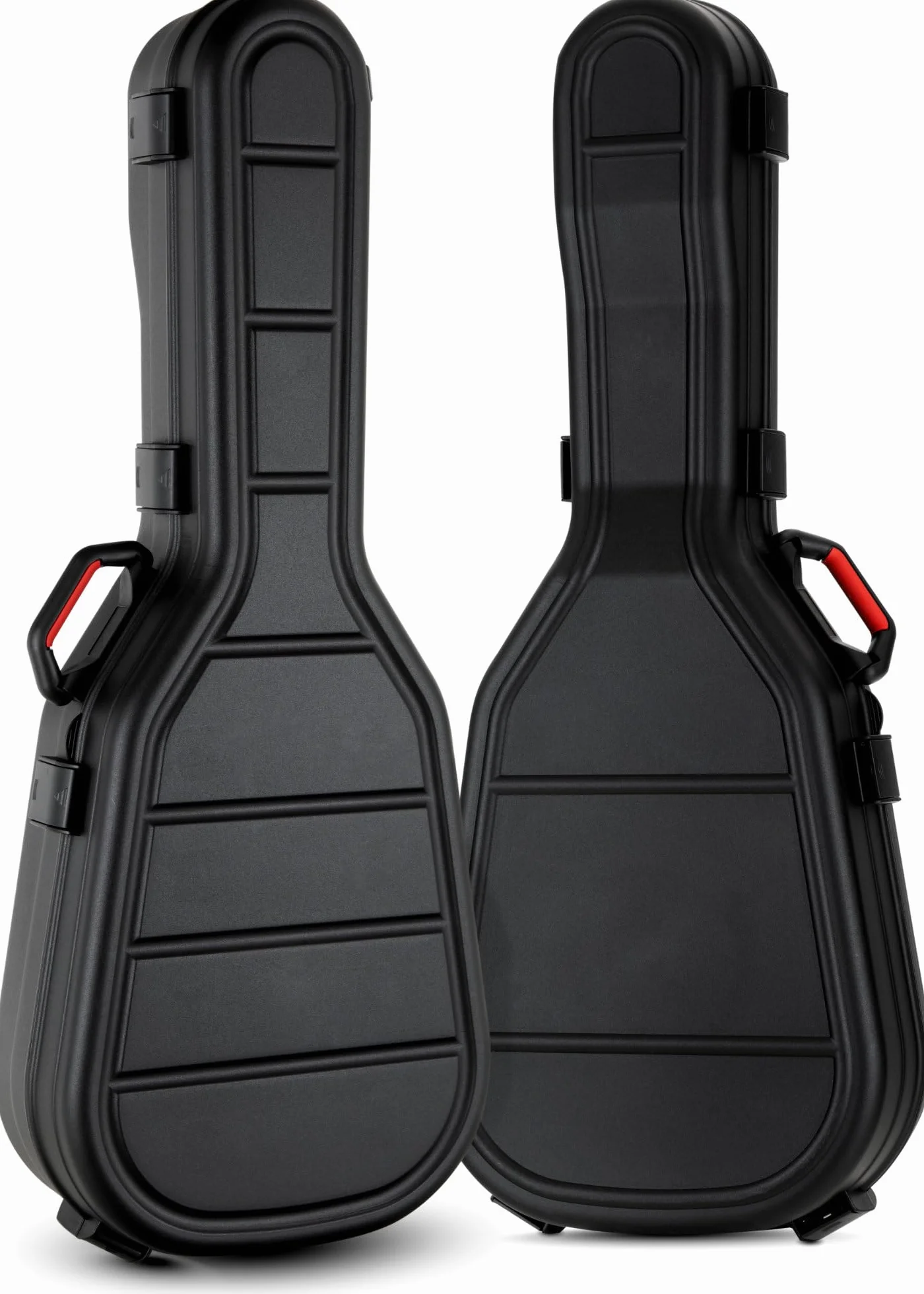 Shaman Estuche para Guitarras Clásicas KGPC-5122BK Negro - De Polipropileno Resistente - Forrado con Felpa Negra - Cerrado con 6 Cierres de presión - Compatible con Guitarras clásicas tamaño 4/4