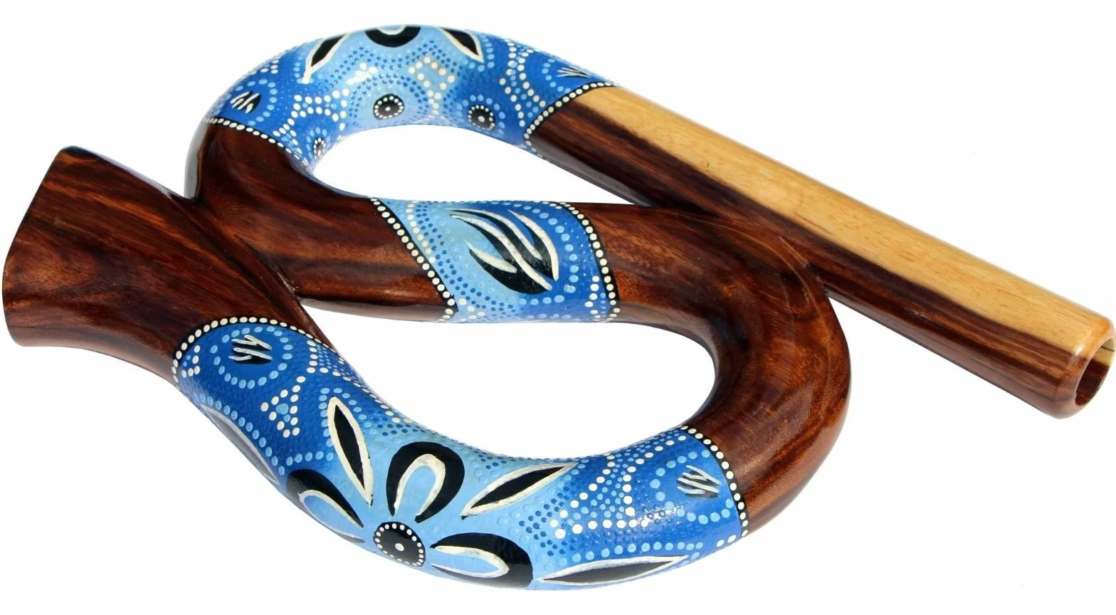 Redondo Viaje didgeridoo (Horn Travel didge did104 Azul