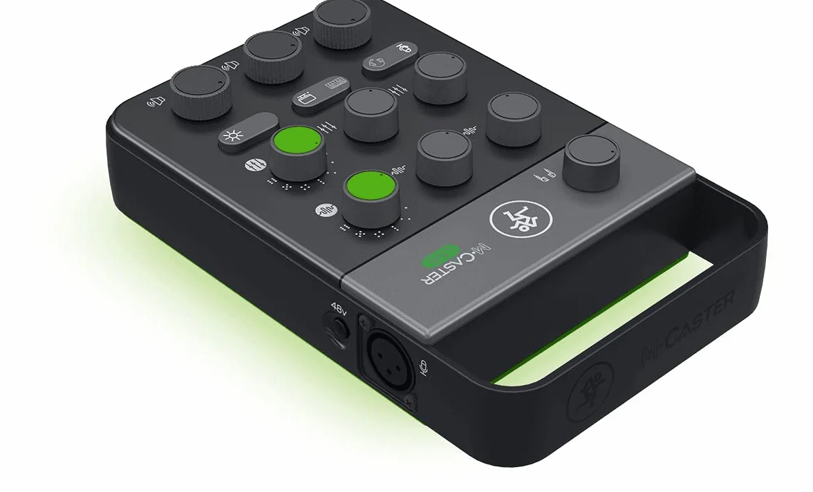 Grabadore portátil Mackie M Caster para streaming, juegos y creadores de contenidos