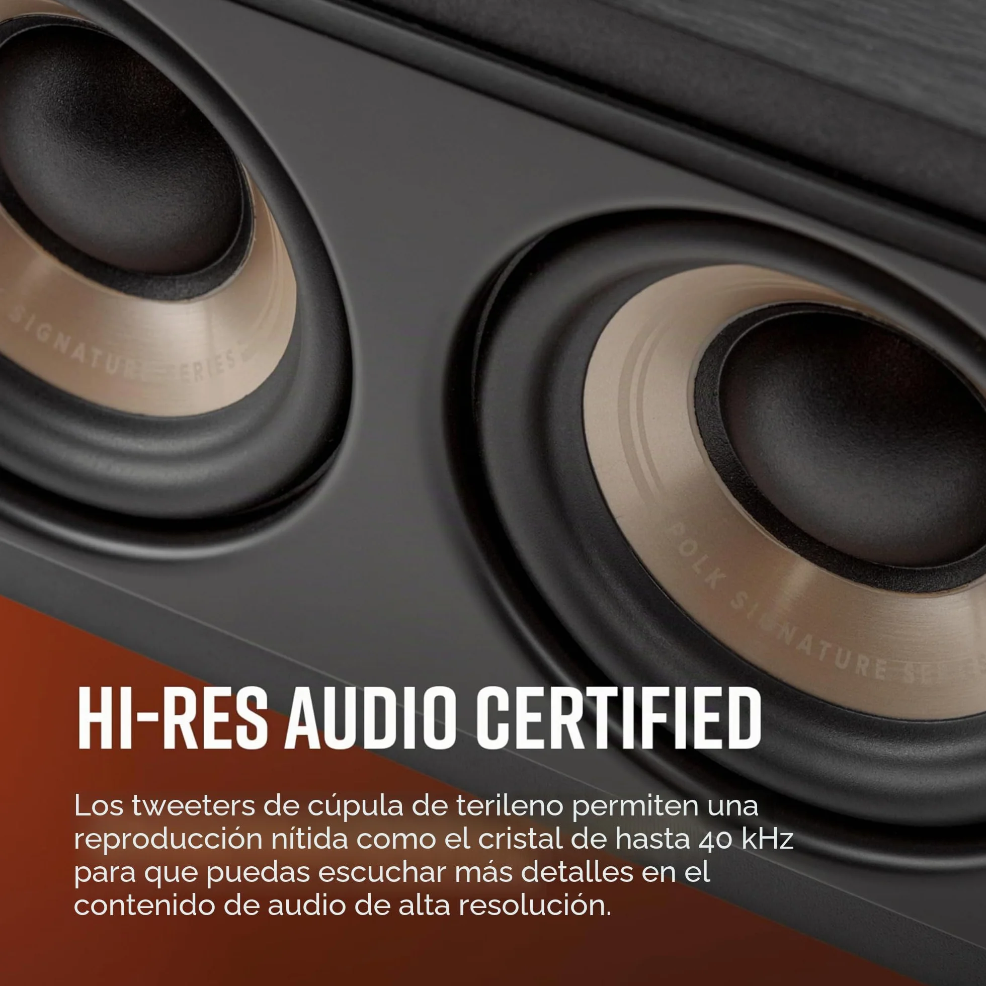 Polk Signature Elite ES35 Altavoz Central Delgado Hi-Fi Negro