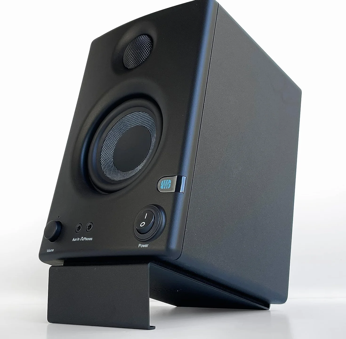 Soporte de Altavoces monitores 100% Metal (Negro)