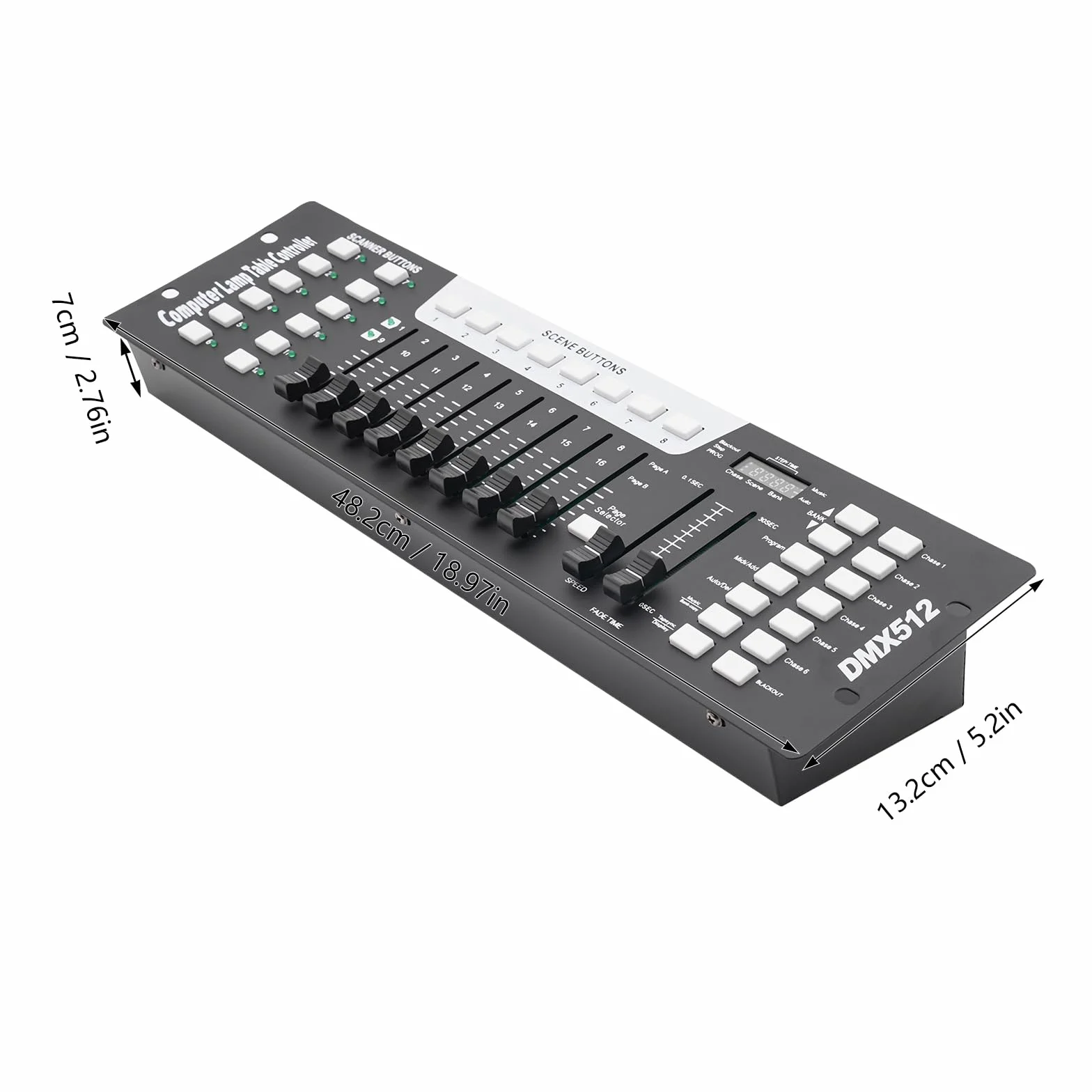 192 Canales Dmx Controll Mesa de mezclas de luz, programación, controlador de DJ, consola para escenarios, fiestas, bares, bodas