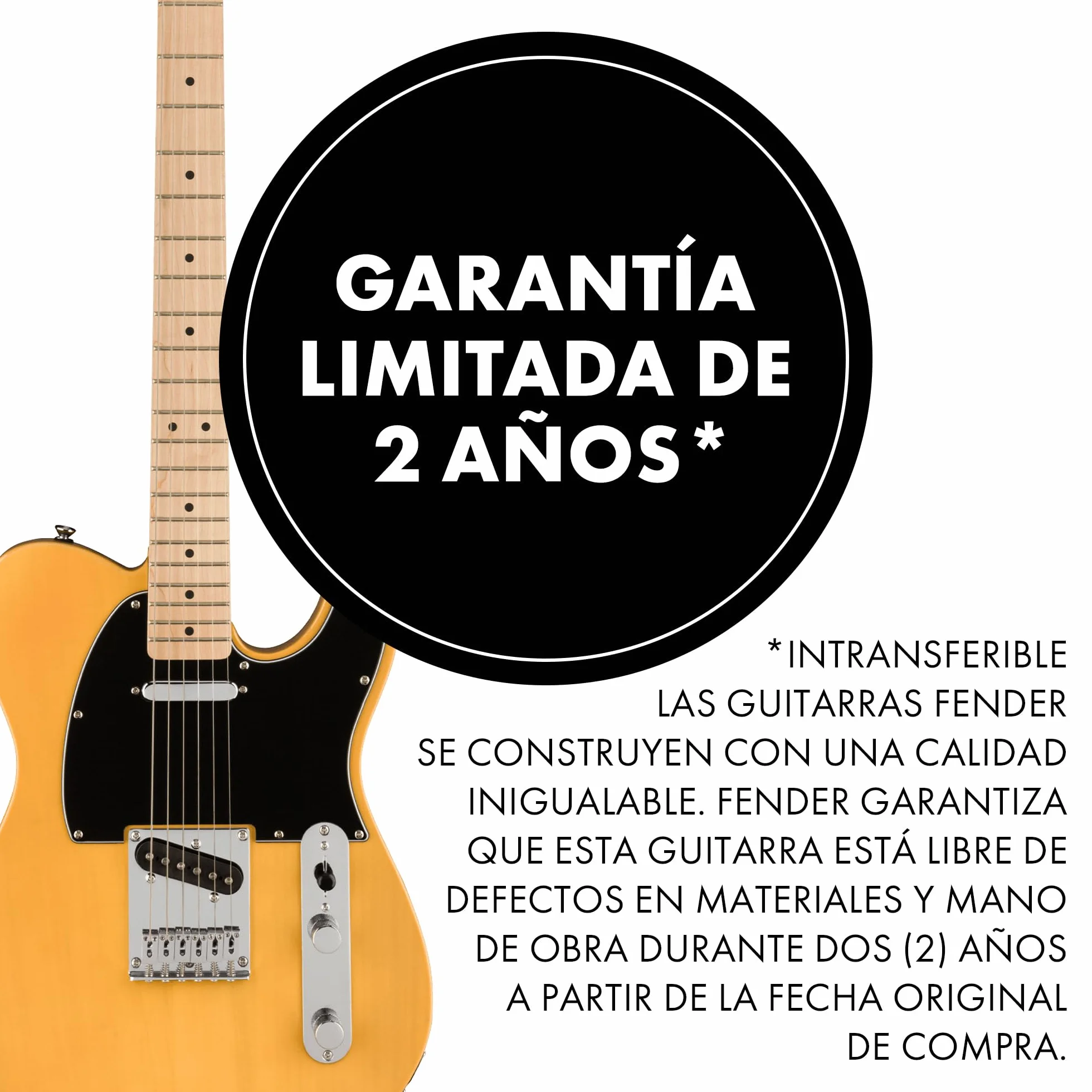 Squier by Fender Affinity Series Telecaster, Electric Guitar, Maple fingerboard, Butterscotch Blonde