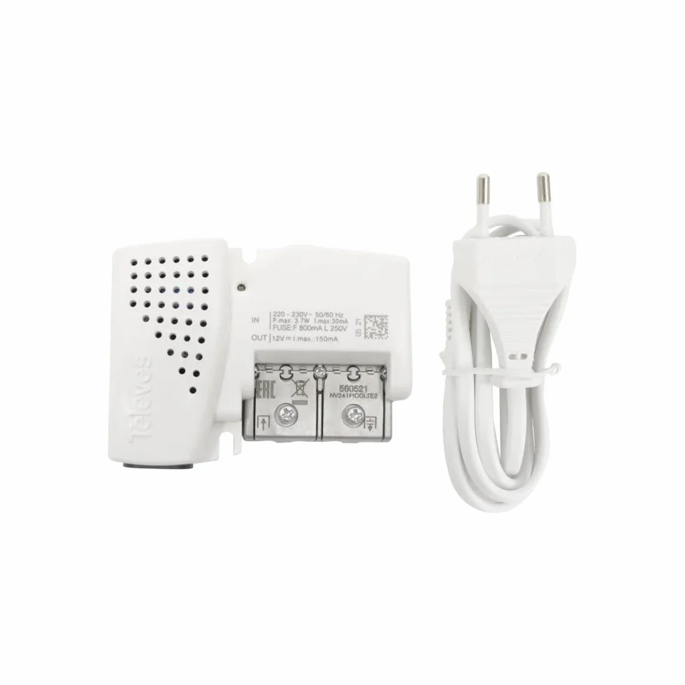 Amplificador de vivienda PicoKom 1 salida: VHF/UHF -TELEVES 560521
