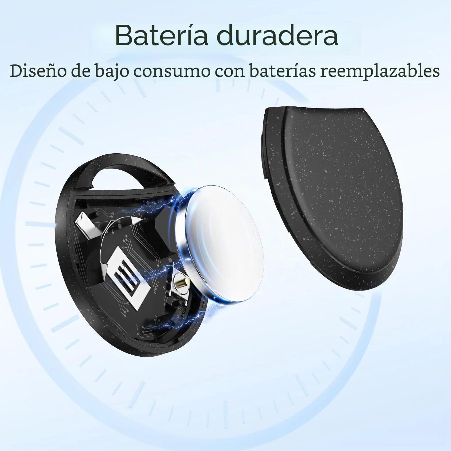 RSH Android Smart Tracker Tag, Tracker Compatible con Google Find Hub App (Sólo Android), Localizador Bluetooth, Rastreador para Llaves, Cartera, Equipaje, Impermeable IP68, 4 Negro