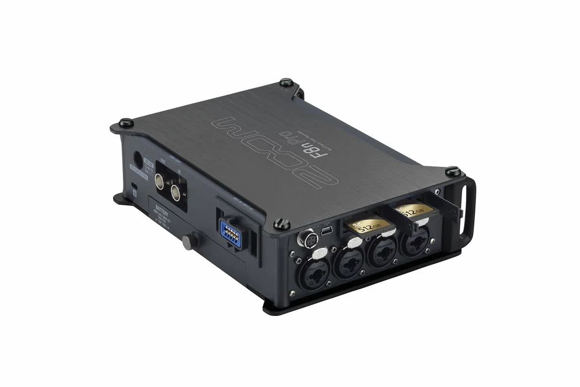 Zoom F8n Pro Grabadora/Mixer de Campo Profesional, grabación a 32-bit/192 kHz, 10 Canales, 8 entradas XLR/TRS, timecode, Modo Ambisonics, Alimentado por Pilas/batería, Doble Ranura para Tarjetas SD