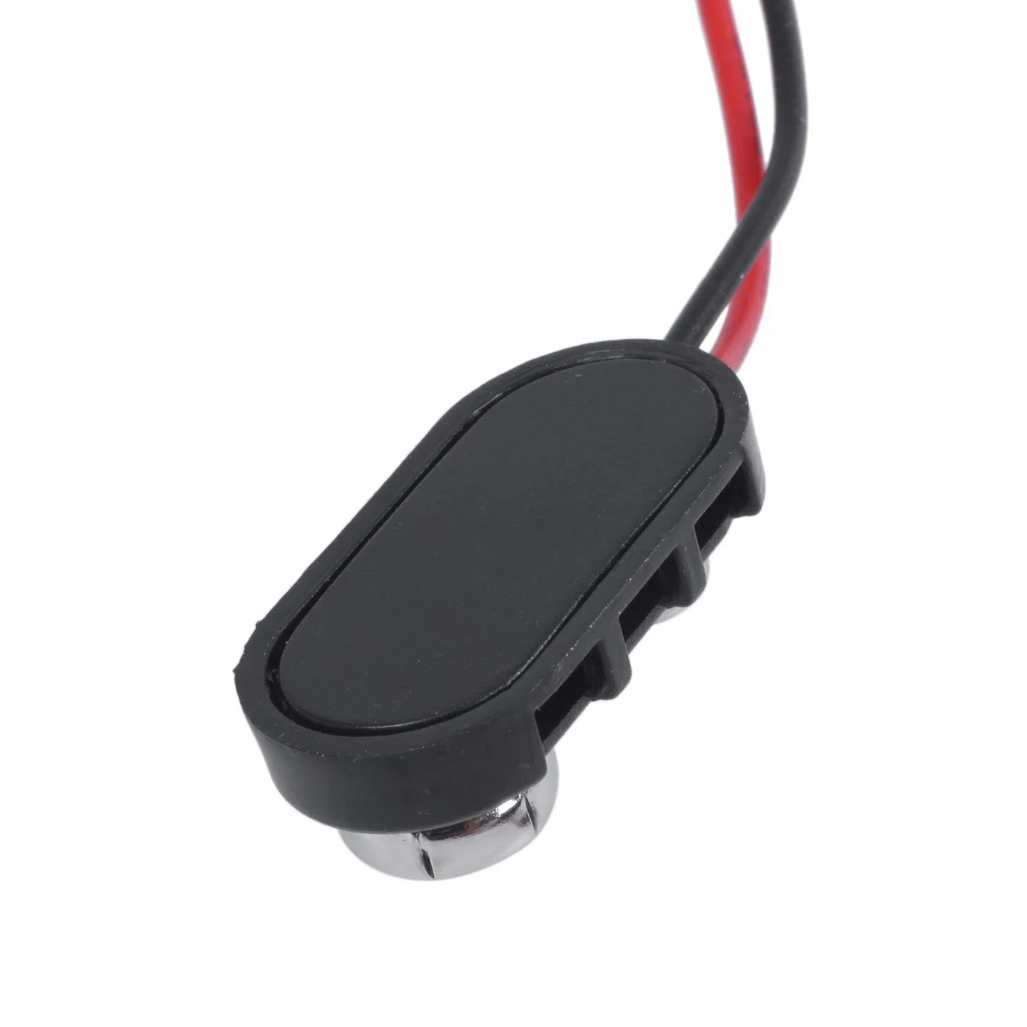 5 Piezas Negro Carcasa de plastico 14,99 cm Dos-con Cable 9 V Conectores para Pilas Recargables de