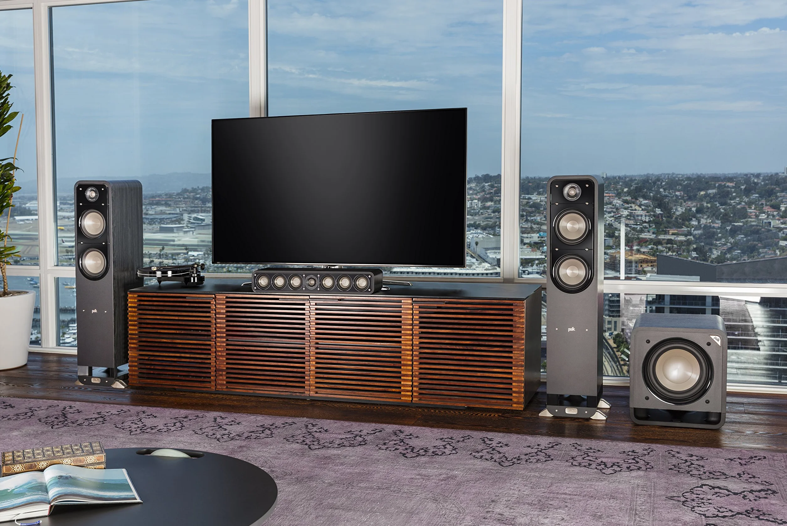 Polk Audio, HTS 10 Subwoofer schwarz