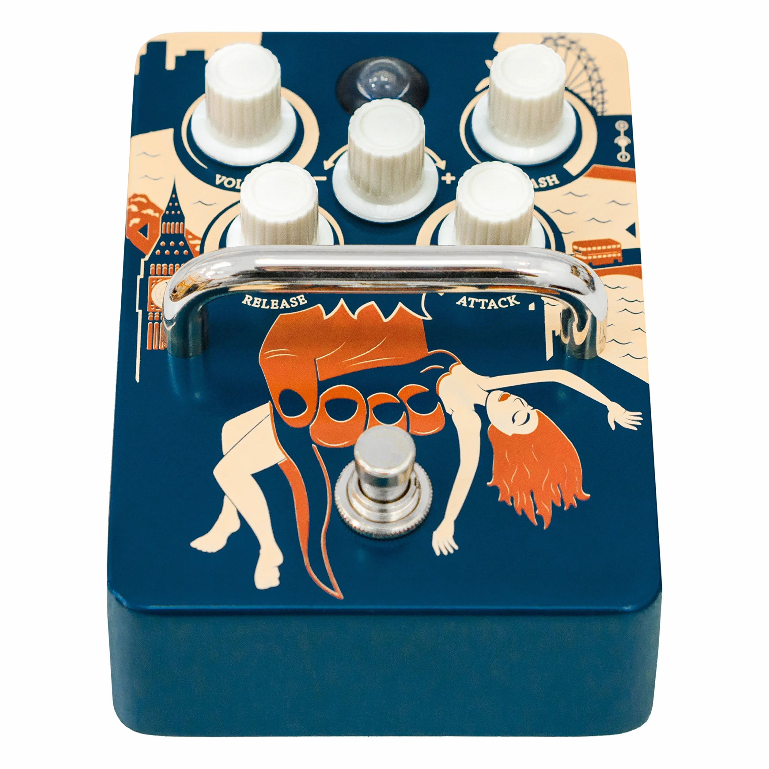 Orange Kongpressor - Pedal de efectos de compresión para guitarra analógica clase A