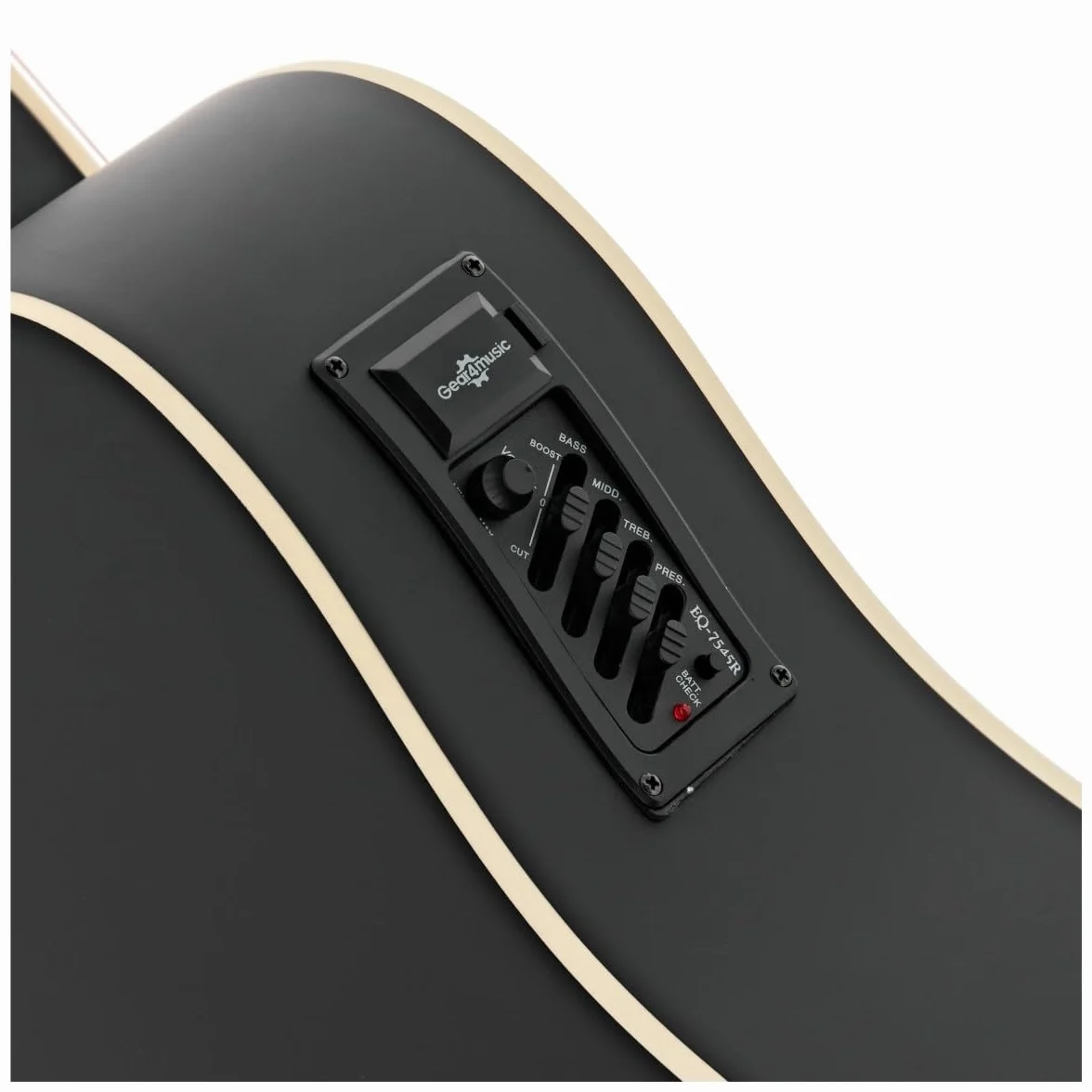 Guitarra Electroacústica Dreadnought de 12 Cuerdas de Gear4music Negro