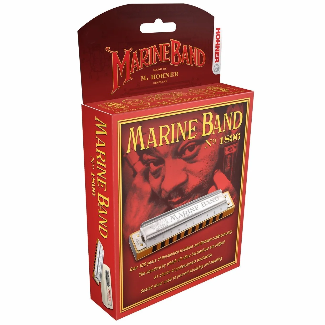 Hohner Marine Band - Armónica Hohner Marine Band in Bb (Si bemol)