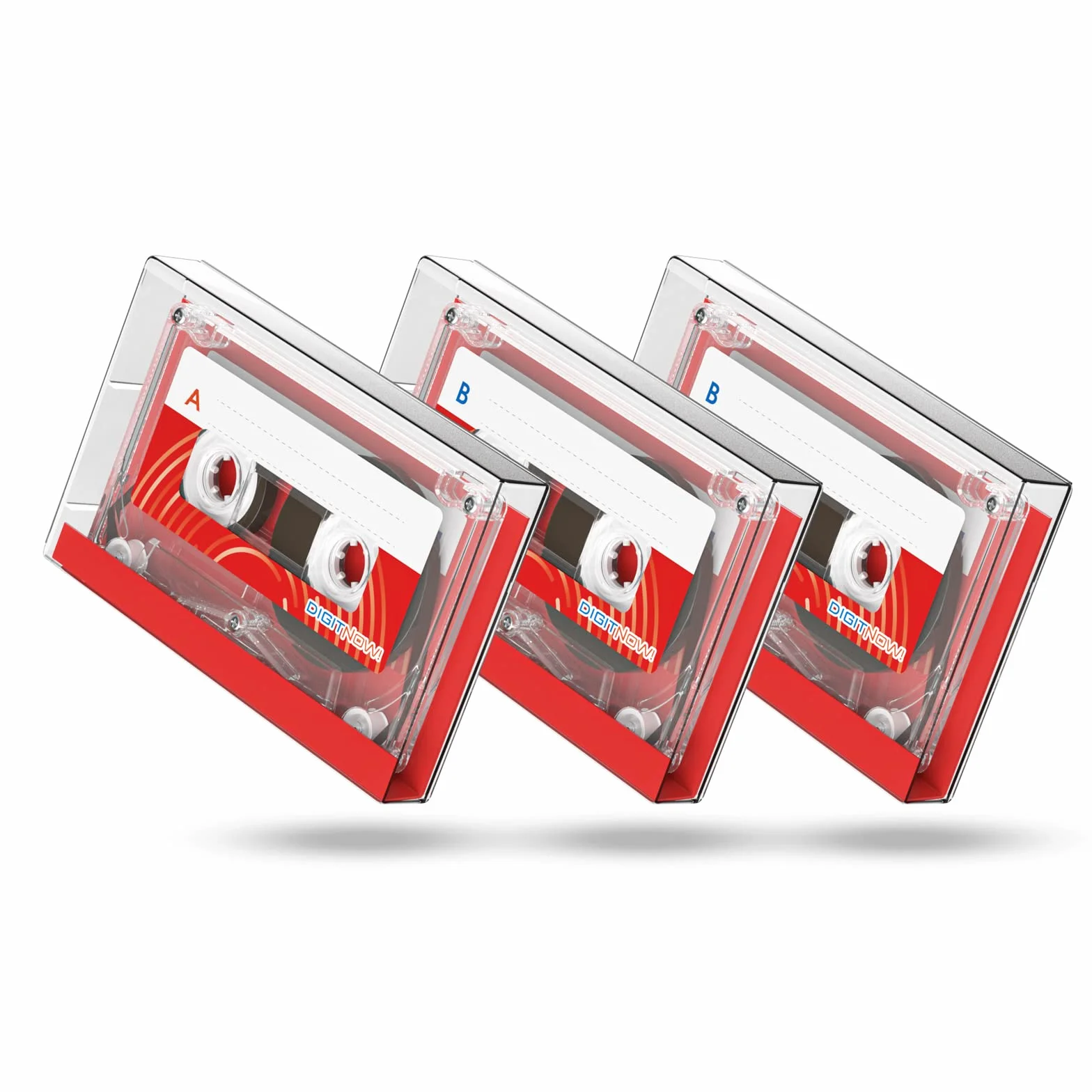 Cintas de Casete en Blanco Audio 60 min 3 Paquete DIGITNOW!