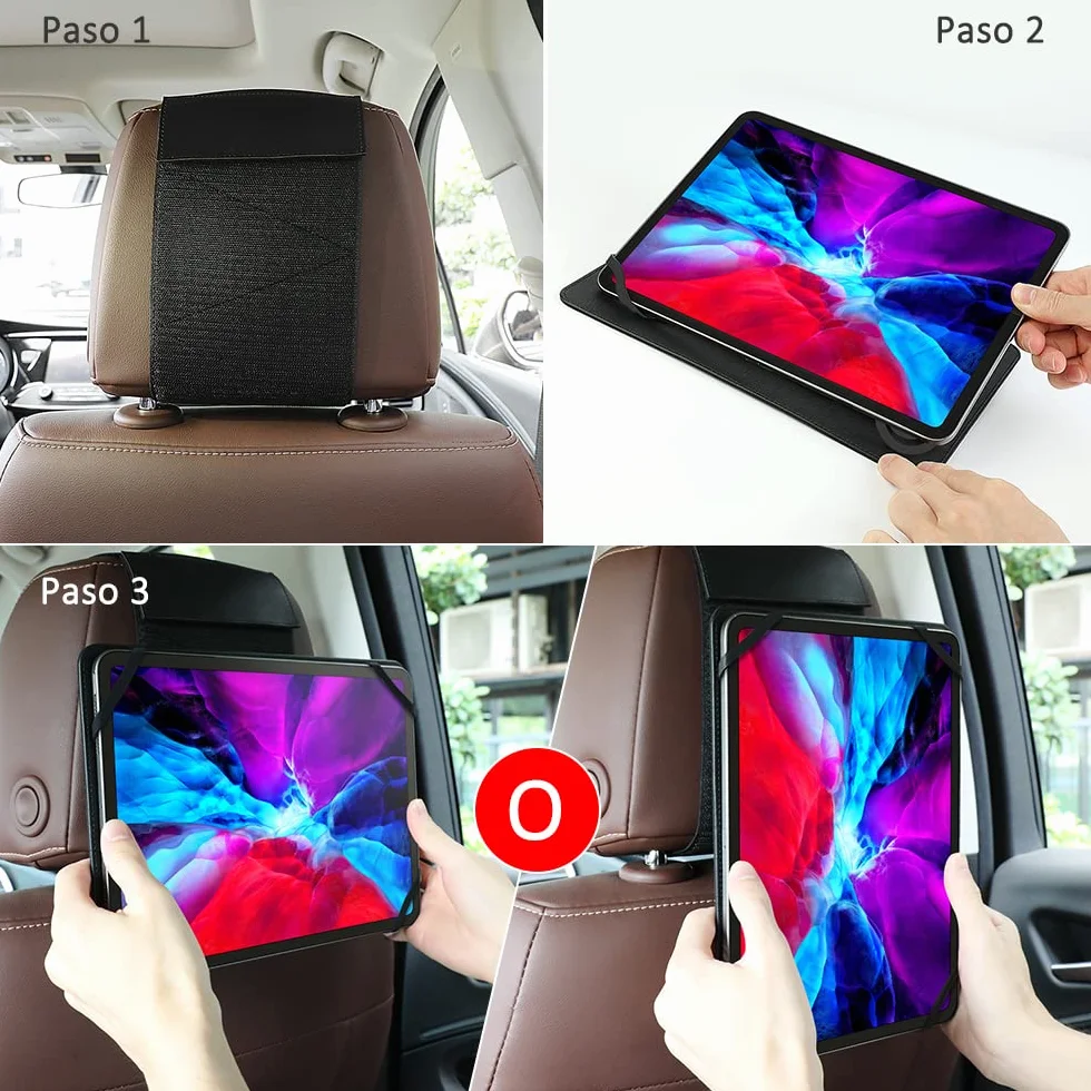 memumi 𝟐𝟎𝟐3 𝗨𝗽𝗴𝗿𝗮𝗱𝗲𝗱 Soporte para Tablet para Reposacabezas de Coche, Universal Tablet Coche Asiento Trasero del Automóvil Asiento Soporte para iPad 10.2 10.9 8 9 10 generacion 7-11"