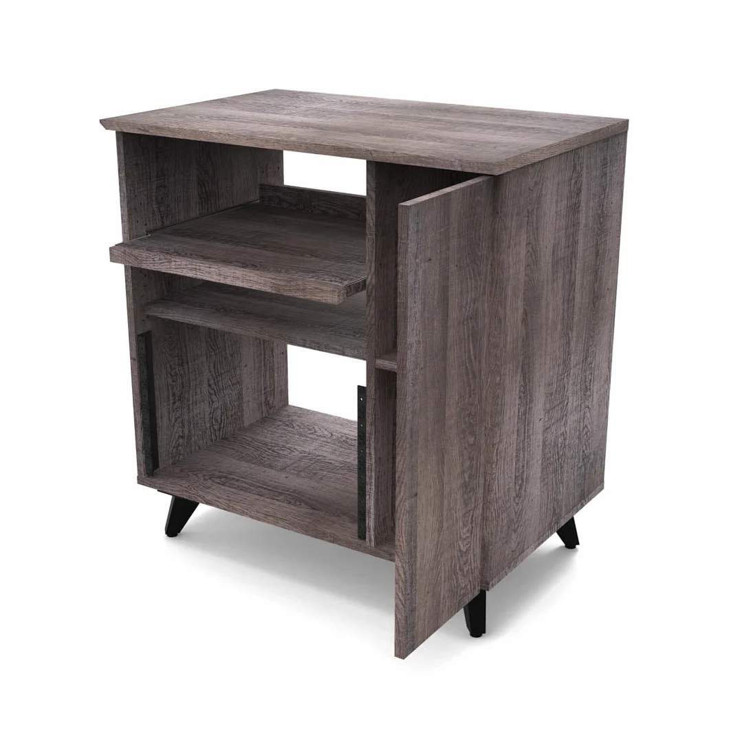 Glorious Modular Side Rack Walnut - Expansión para Racks de mesas de Estudio