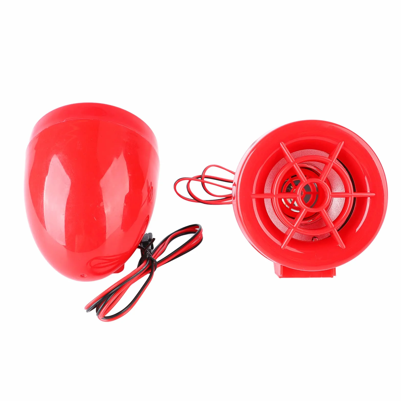 Cocoarm Altavoces de Alarma para Moto, Reproductor MP3 Bluetooth Resistente Al Agua, Antirrobo para Motos con Radio FM y Conectividad USB