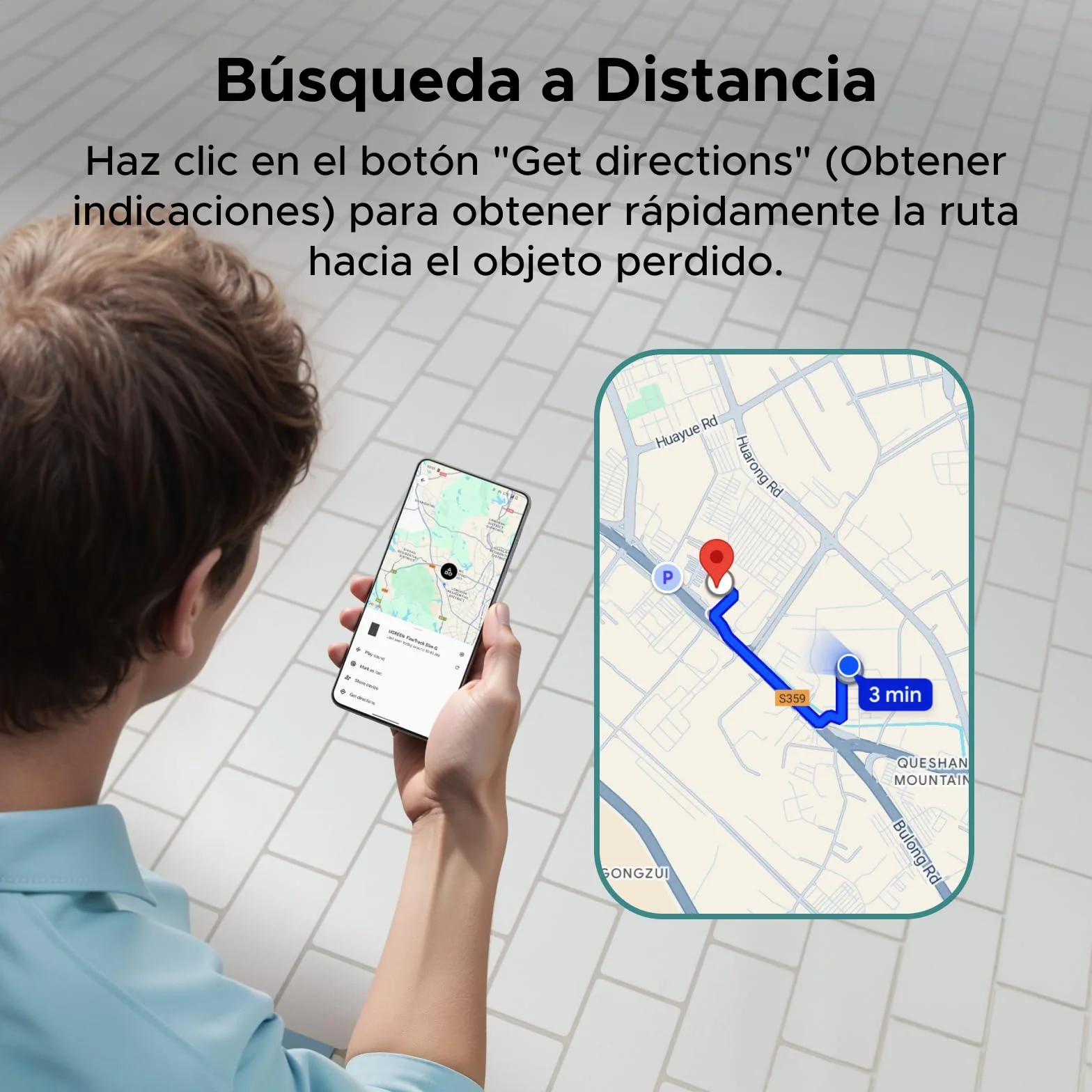UGREEN FineTrack Slim Smart Finder Localizador Solo Android 5 Años Batería Rastreador Ultra Delgado 1.7mm Impermeable IP68 Compatible con Google Find Hub para Cartera Llaves Equipaje Maleta