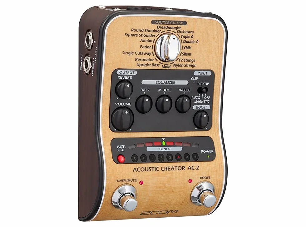 Zoom - AC-2 pedal para guitarra acústica