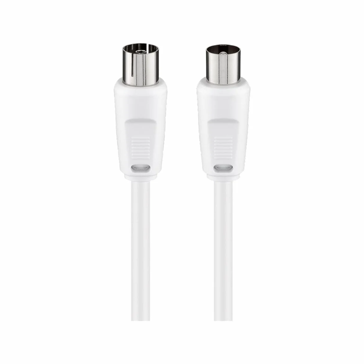 Goobay 11510AK150, 1.5m - Cable coaxial (1.5m, 1,5 m, Macho/Hembra, Blanco)