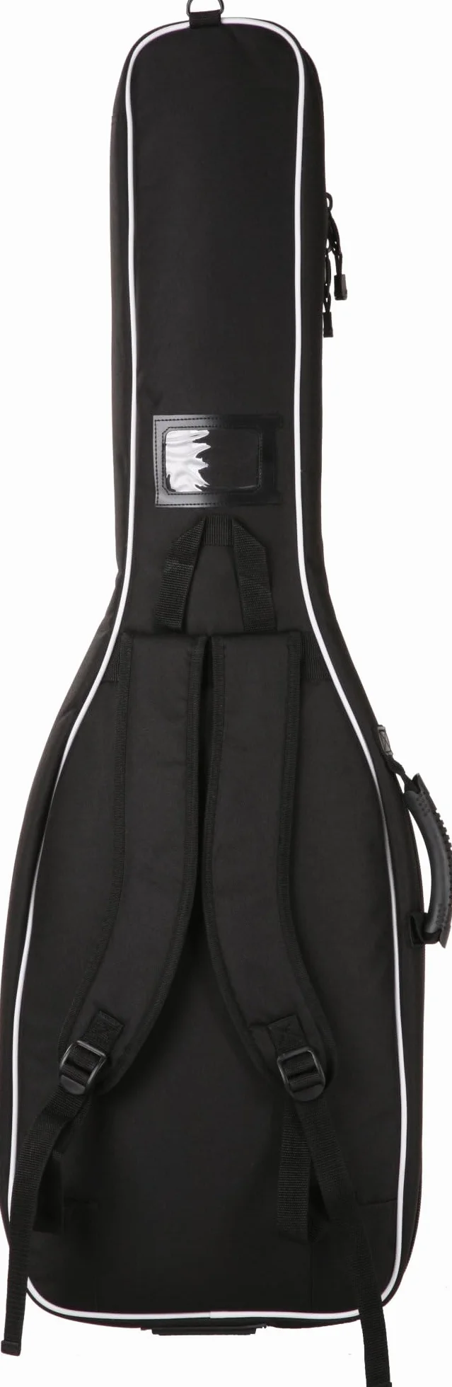 Rocktile TB-4 MBK Traveler Bajo Eléctrico 4 cuerdas viaje, 2 pastillas single coil. Incluye amplificador, funda, afinador, correa, soporte, cable y escuela. Negro Mate.