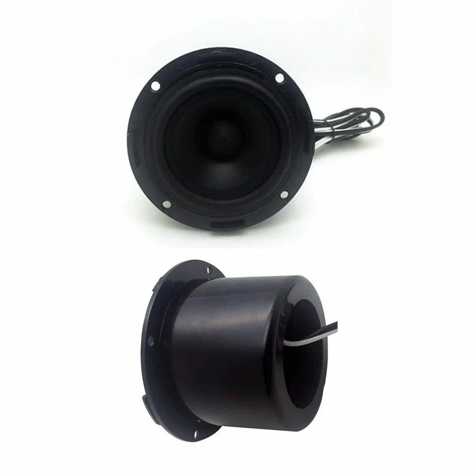 Herdio Altavoces 7,6 cm 140 W Impermeables para Moto Barco ATV Tractor UTV