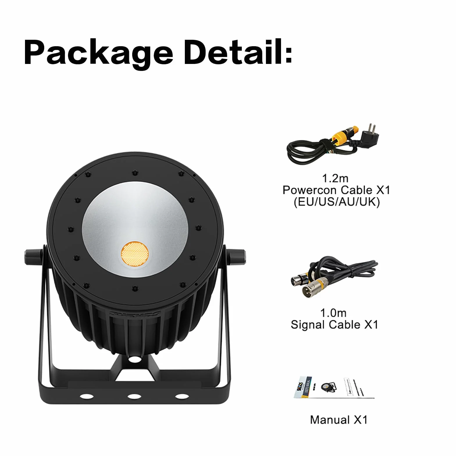 SHEHDS led COB 200W par luces fresco blanco y cálido blanco 2in1 escenario lavar luces 69 grados ángulo de rayo DMX y sonido activado control de aluminio aleación shell iluminaciones para disco DJ igl