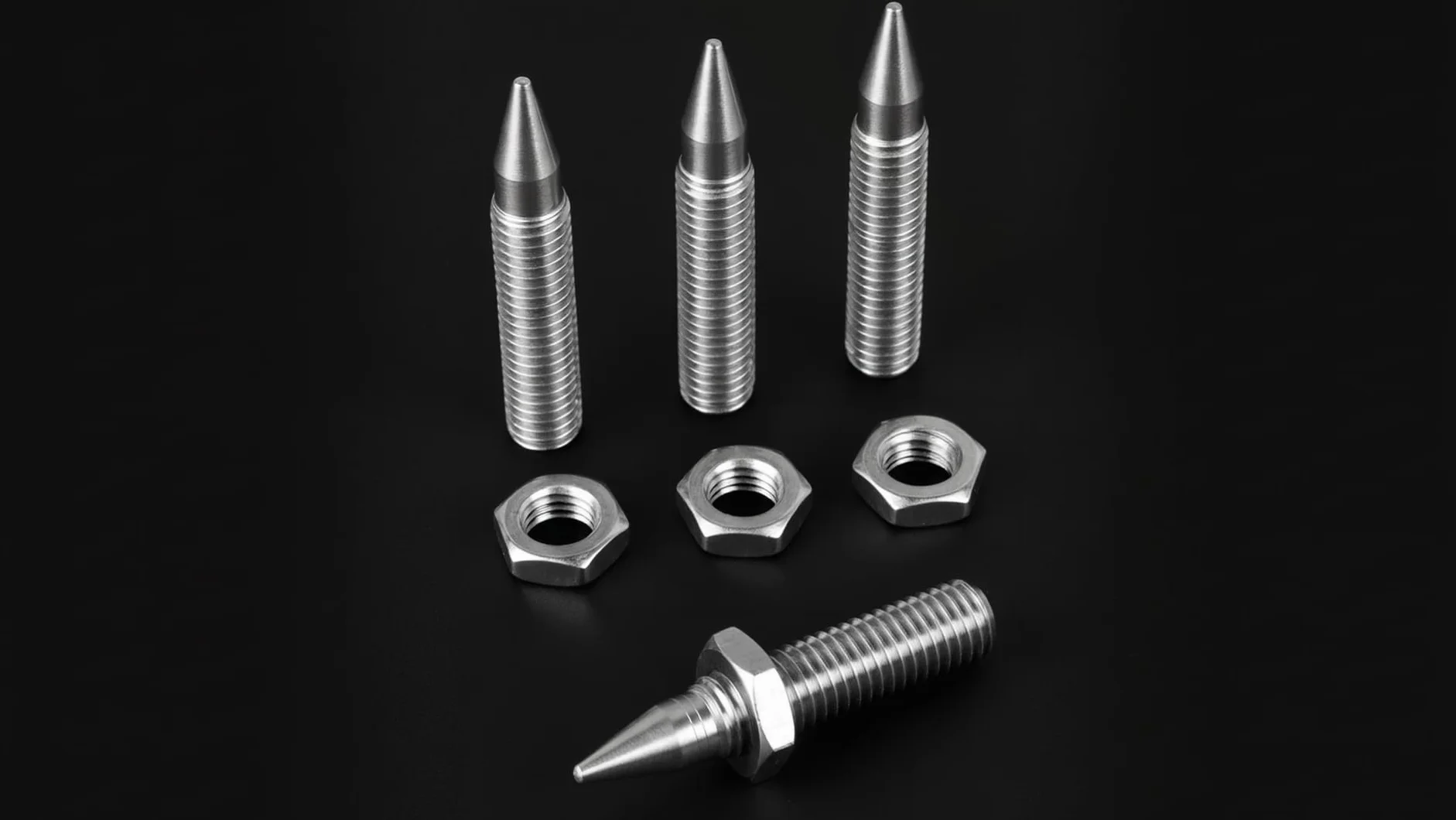 Precisongeek M8 45mm Picos/Spikes de Altavoces HiFi Audio Conjunto de Cuatro