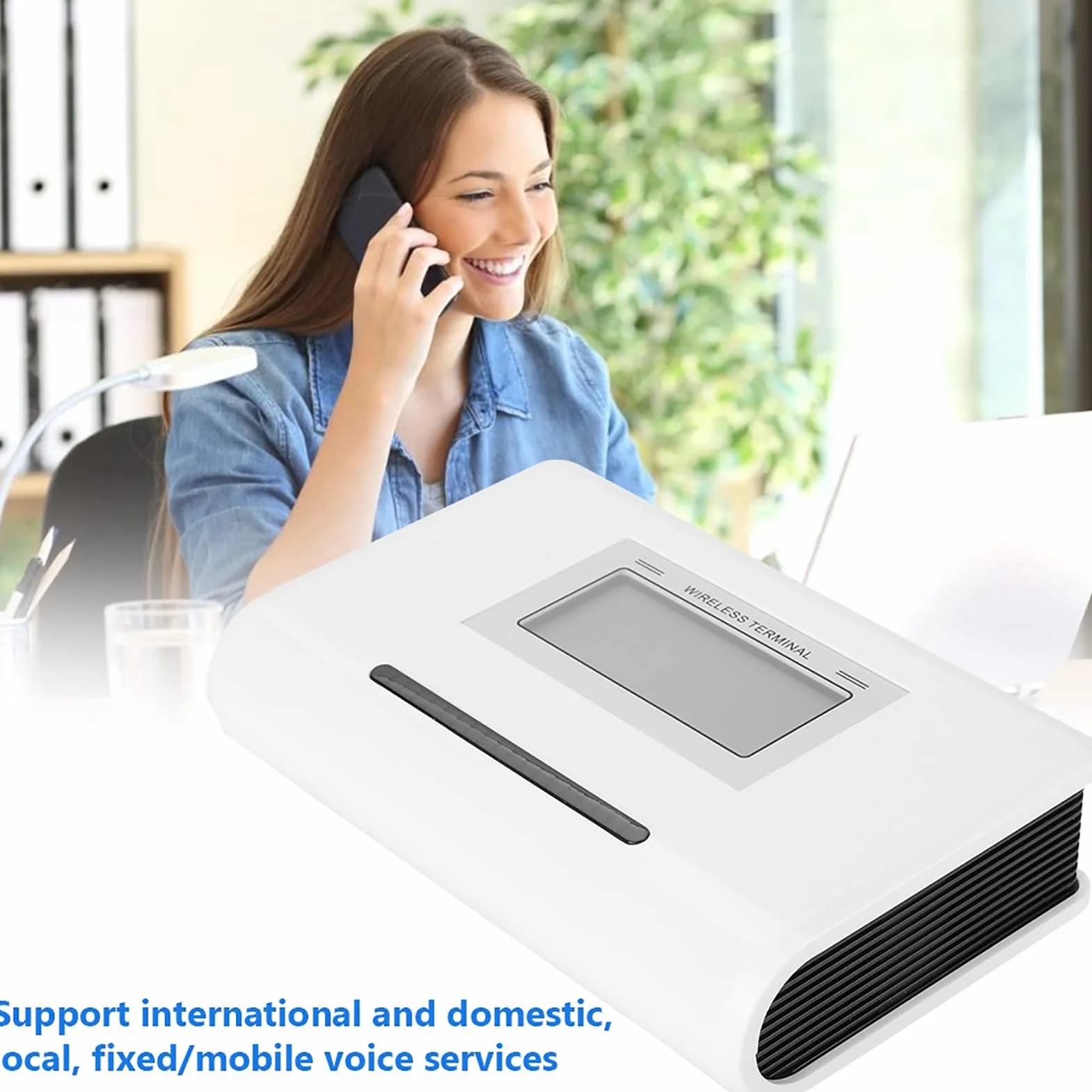 Caja de Voz para Teleasistencia 110-240 V GSM Terminal Inalámbrica