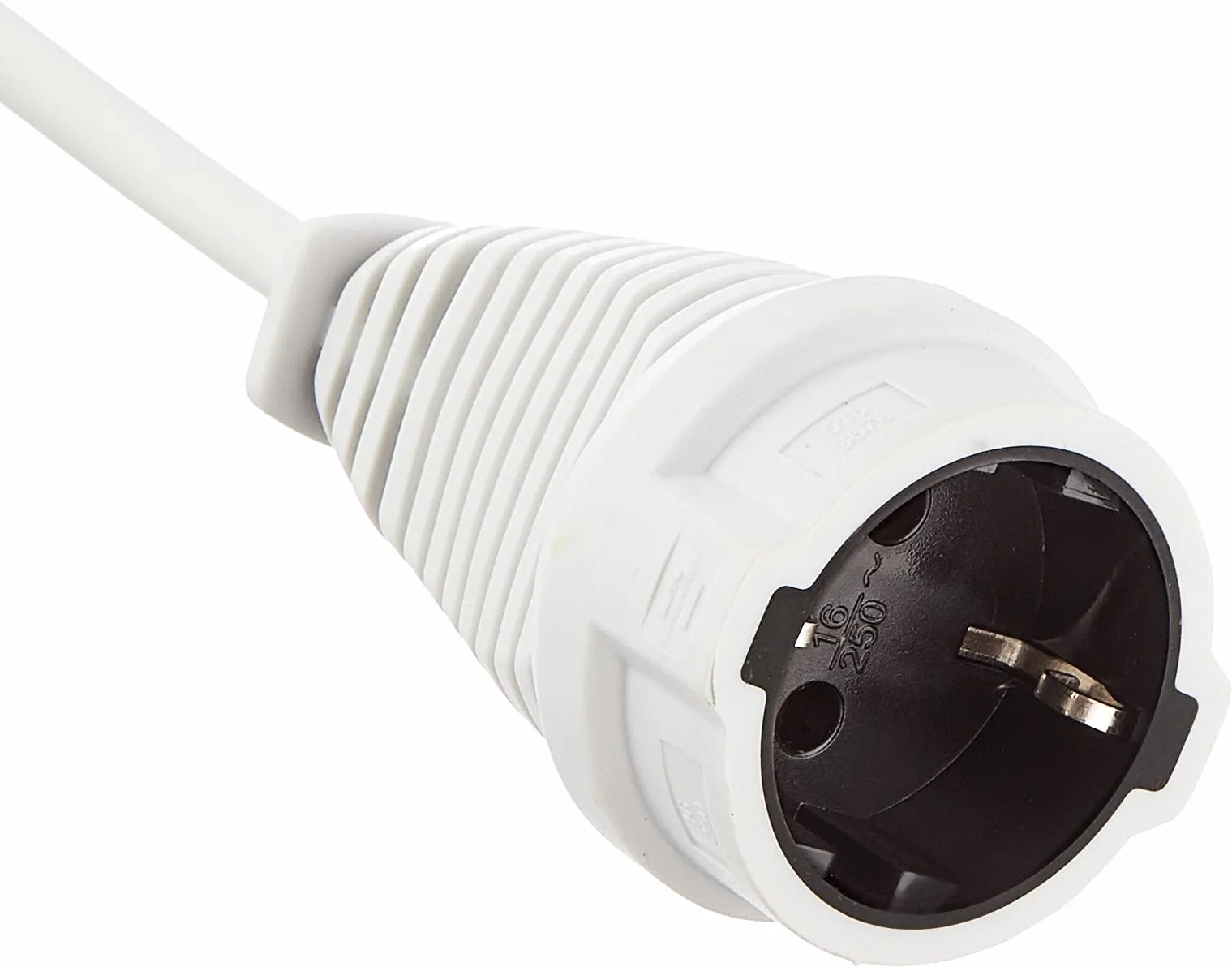 Brennenstuhl Cable alargador de Corriente 2 m Blanco