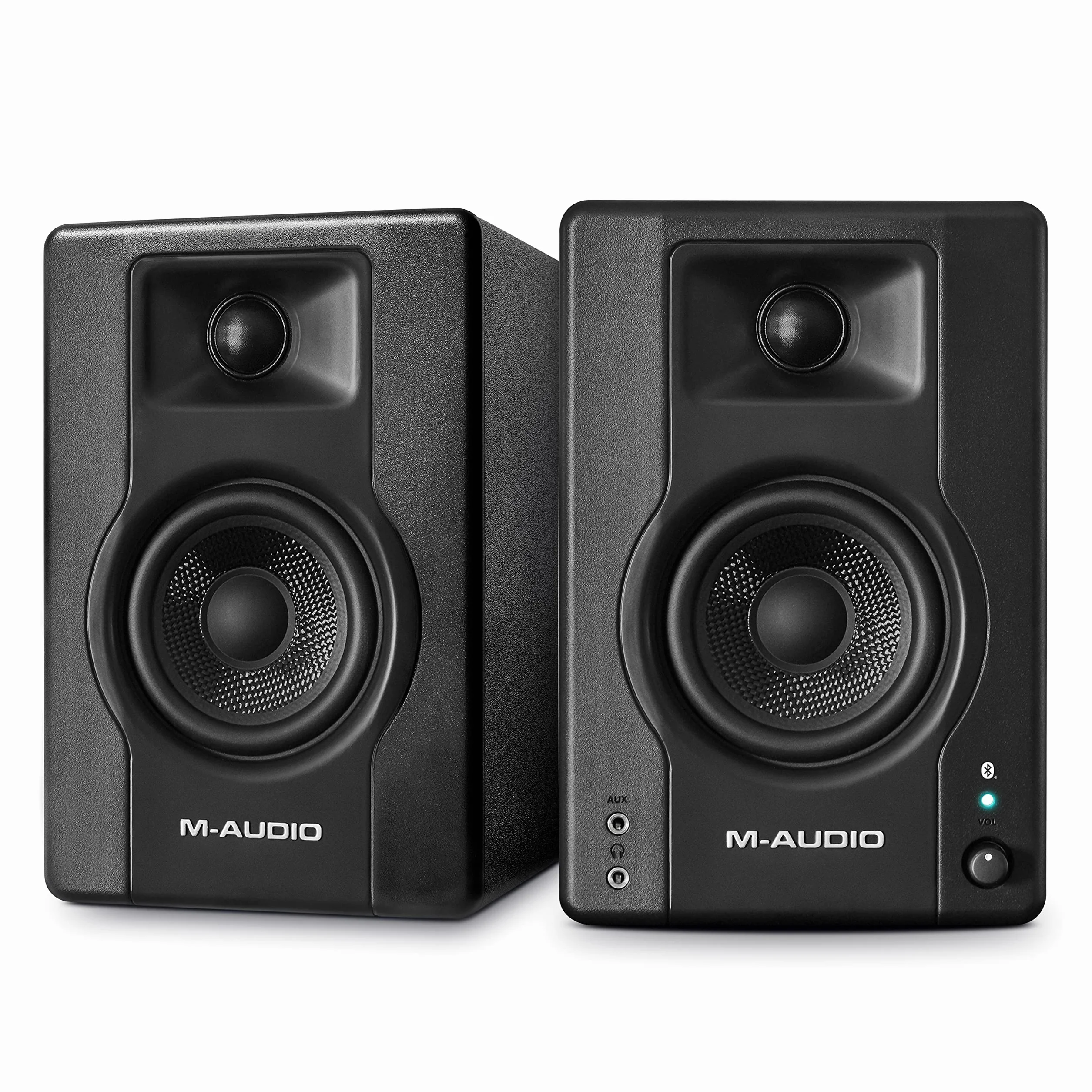 M-AUDIO BX4 BT 4.5 Pulgadas Monitores de Estudio, Altavoces Autoamplificados Bluetooth para PC para producción Musical, Juegos, Streaming, Podcast, DJ