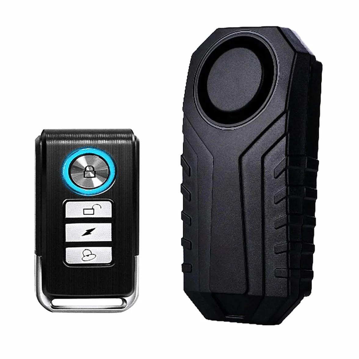 Alarma de bicicleta inalámbrica, resistente al agua y al polvo, 113 dB, alarma de seguridad para bicicletas, motocicletas, coches, scooters, vehículos, puertas y ventanas.