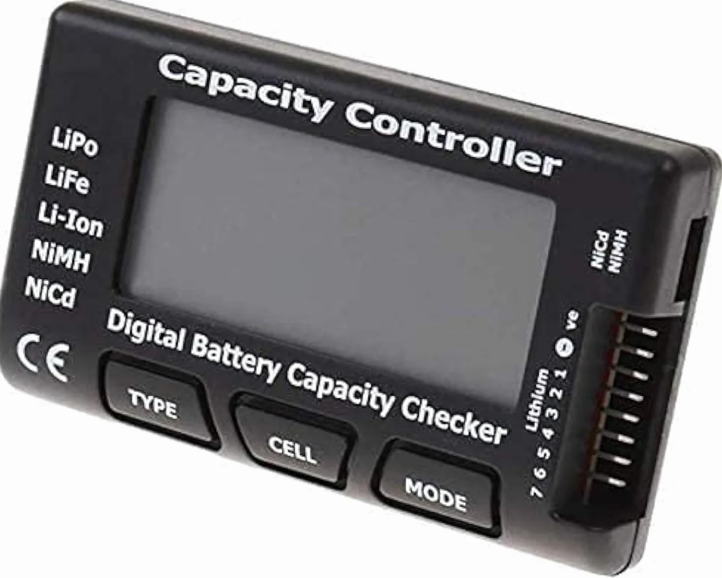 ARCELI Probador de capacidad de batería digital, probador de voltaje para controlador de capacidad de batería