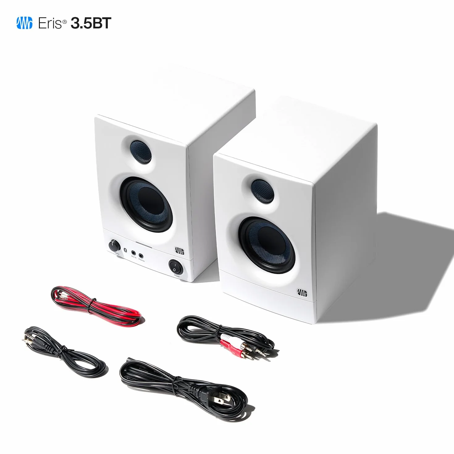 PreSonus Eris 3.5BT Gen 5.1 cm - Altavoces para Monitor de Estudio con Bluetooth, par, 3.5 Pulgadas, 2 vías, Altavoces de Escritorio alimentados para Multimedia, Juegos, producción de música con