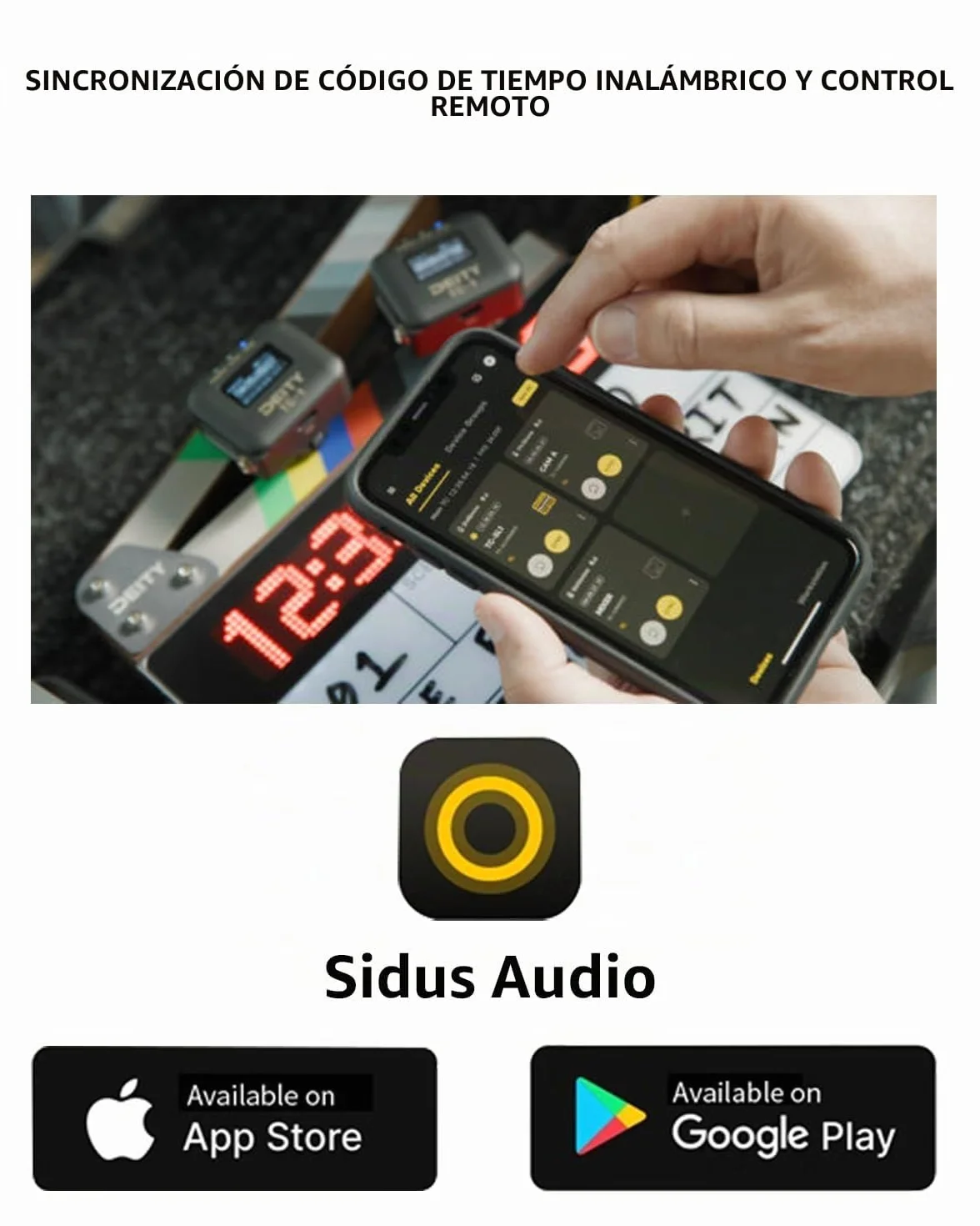 Deity PR-2 Grabadora de Bolsillo con Micrófono de Solapa, Grabación en 32 bits Float, Control por App Sidus Audio, Ideal para Entrevistas, Podcasts, Grabaciones Exteriores y Producción de Video