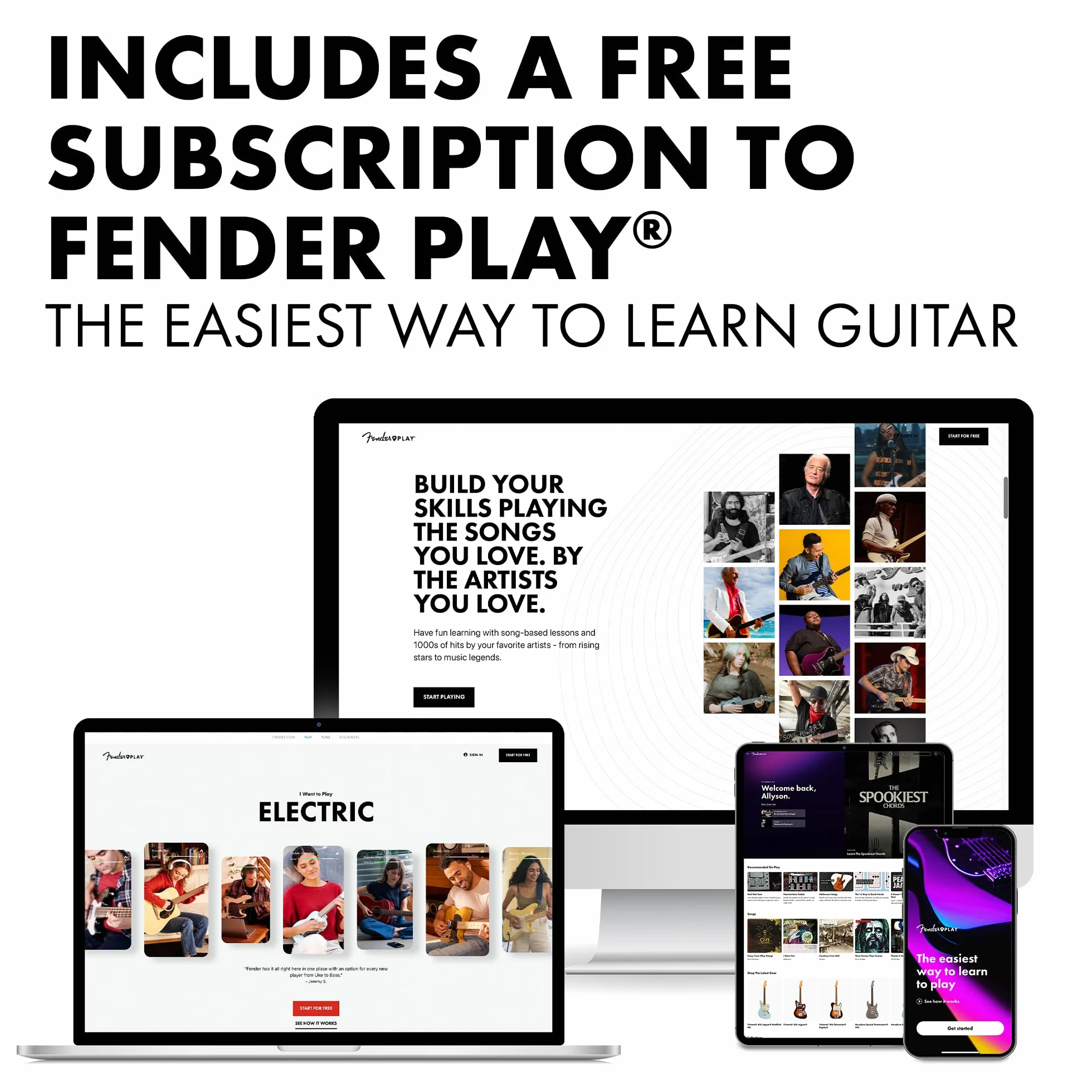 Fender California Debut Redondo Dreadnought Acoustic Guitar, Spruce Top, Black Pickguard, Natural