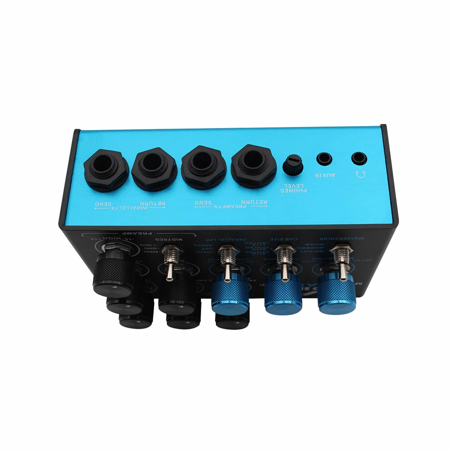 Pedal Multiefectos para bajo, Procesador Multiefectos Profesional, Pedales de bajo con Preamplificador, Ecualizador de 3 Bandas, Cadena de Señal Paralela, Bucles de Efectos, Simulador de