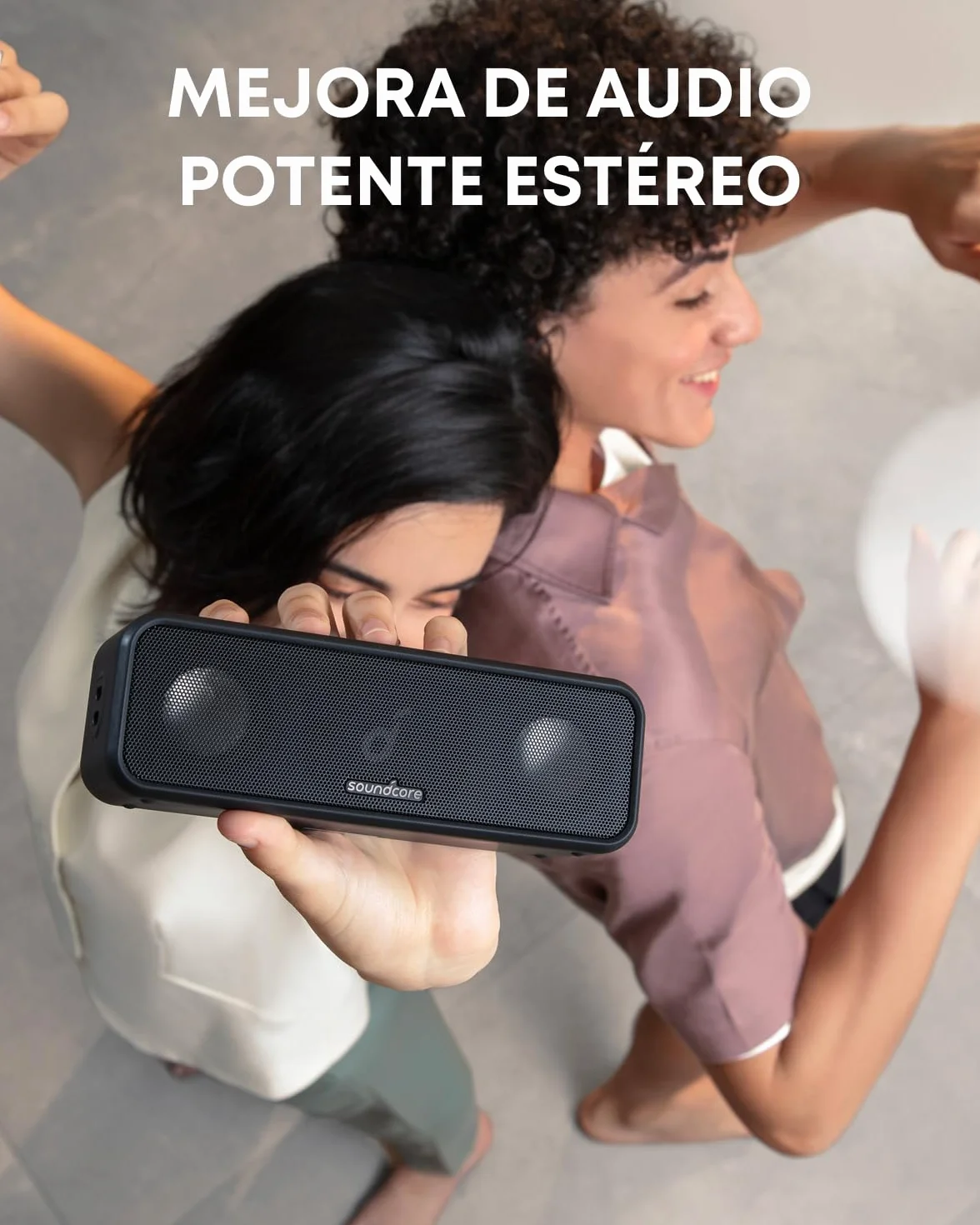 Soundcore 3 Altavoz Bluetooth Potente, Altavoz portátil, Graves optimizados, 24 Horas de reproducción, IPX7, Sonido Personalizable