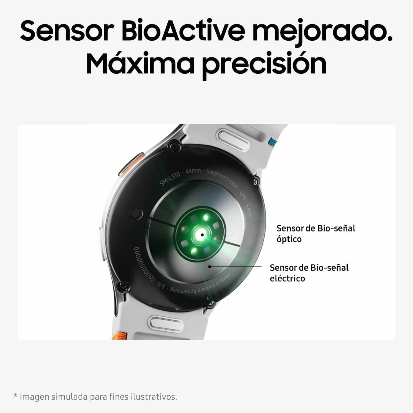 Samsung Galaxy Watch7 Bluetooth + Correa - Smartwatch 40mm, Control de Salud, Seguimiento Deportivo, Beige (Versión Española)