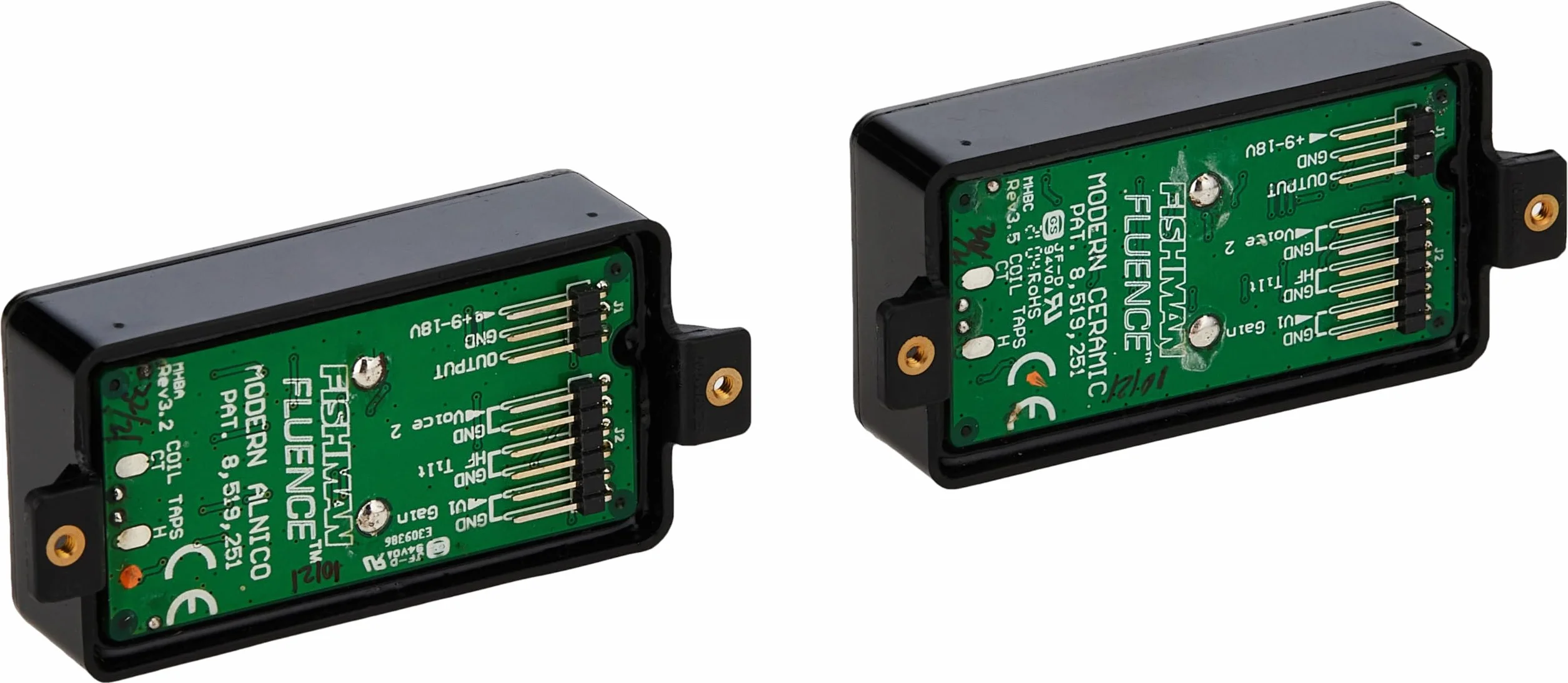 Fishman, Pastillas Guitarra eléctrica - Set pastillas Fluence Modern Níquel negro
