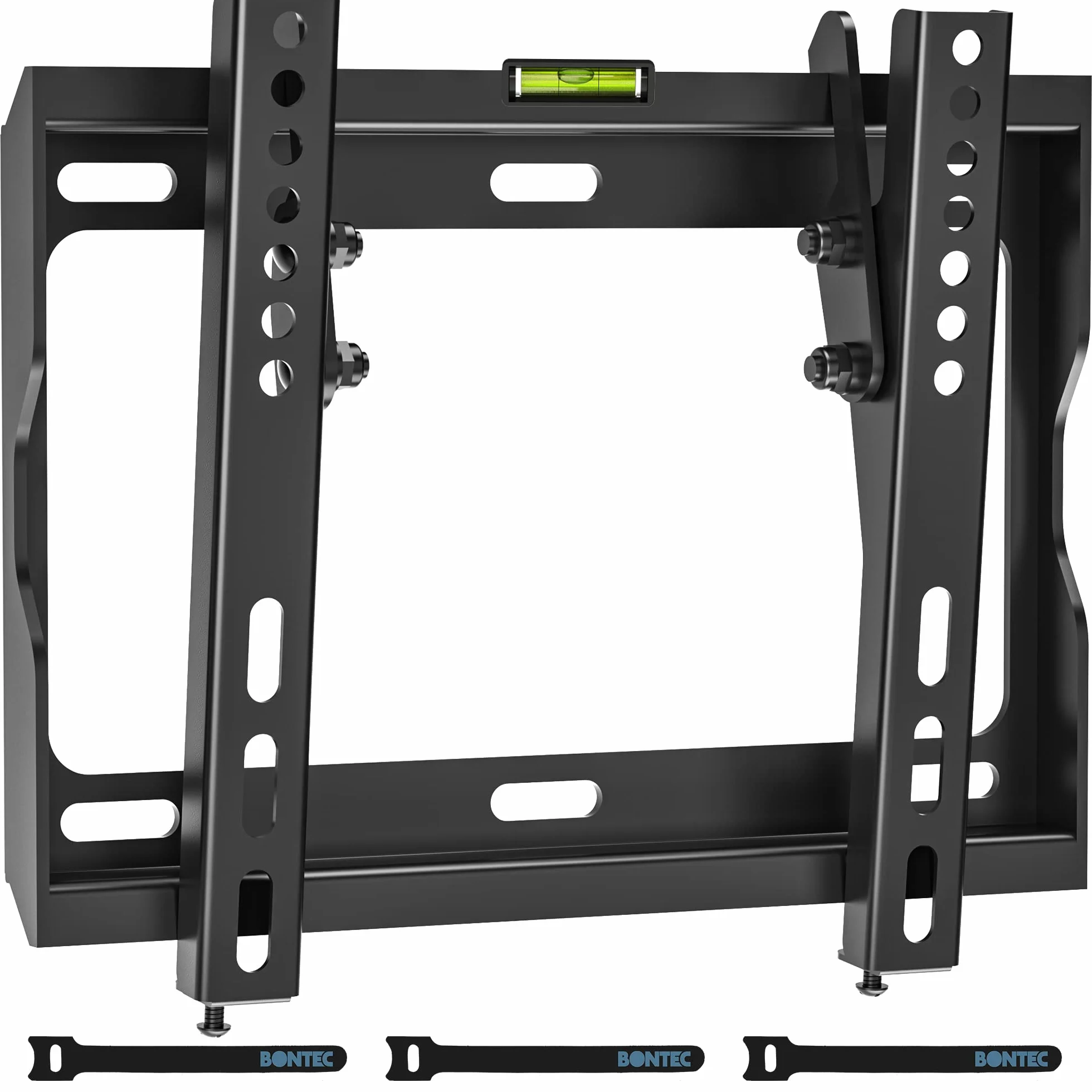 BONTEC Soporte TV Pared Inclinable Ultrafino para 17-45 Pulgadas LED/LCD/OLED Plasma, Máx 30 kg, VESA 200x200mm