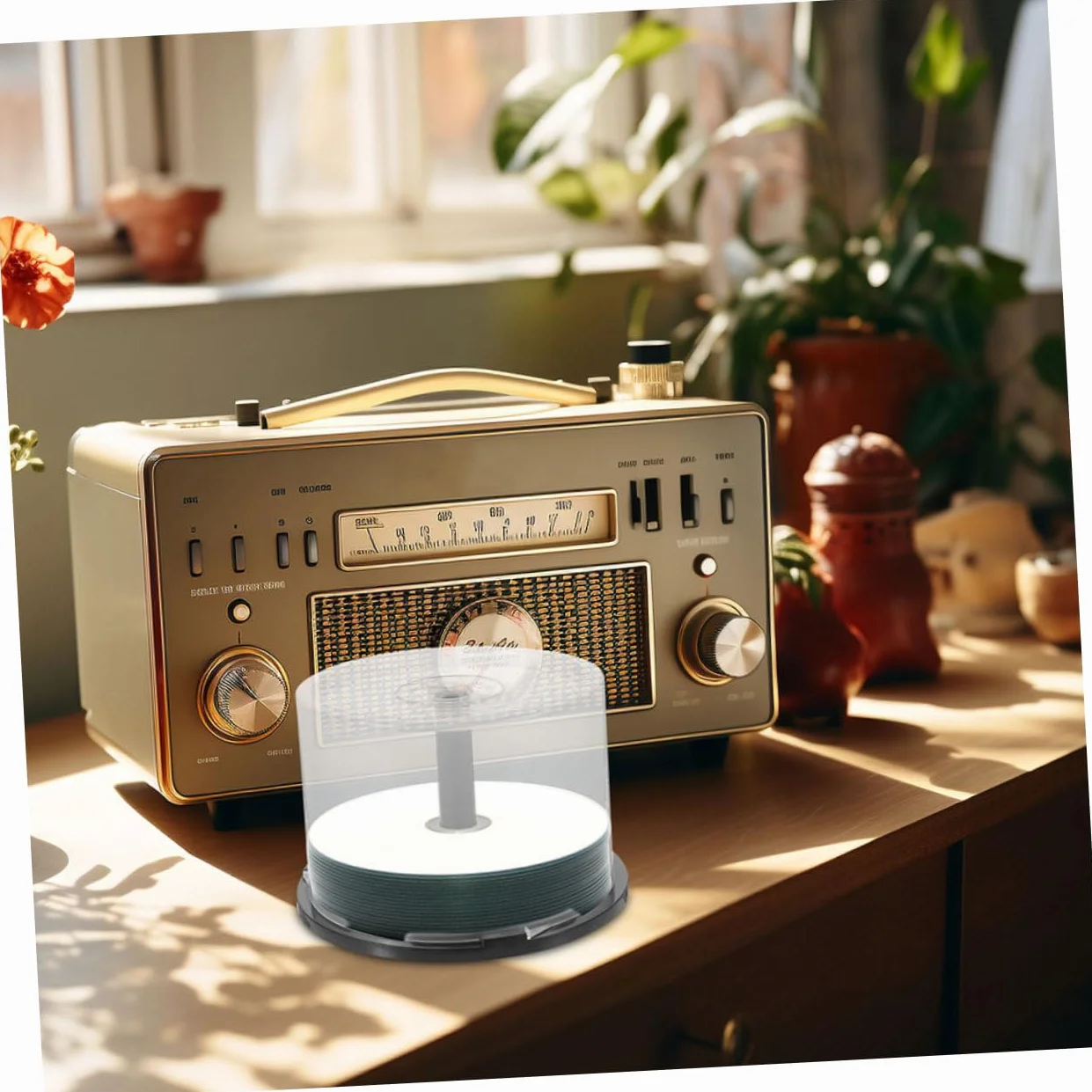 3 Cubos Organizadores para Almacenamiento de CD y Dvd, Contenedores Plásticos Transparentes de 5,5 X 3,1 Pulgadas, Capacidad 50 Discos, para Hogar y Oficina, Estuche Compacto