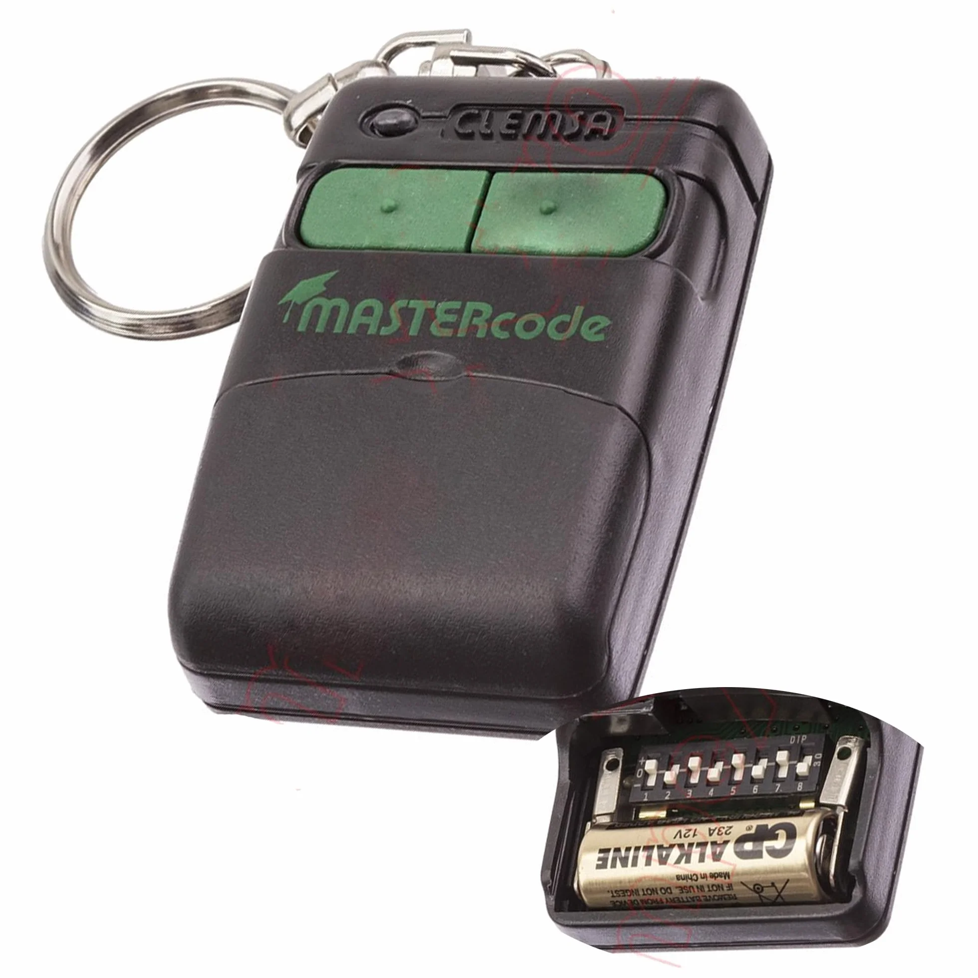 Mando Original CLEMSA MASTERCODE MV12 Compatible con mv1 mv123 Mando Garaje Puerta porton cochera Copia codigo de instalador