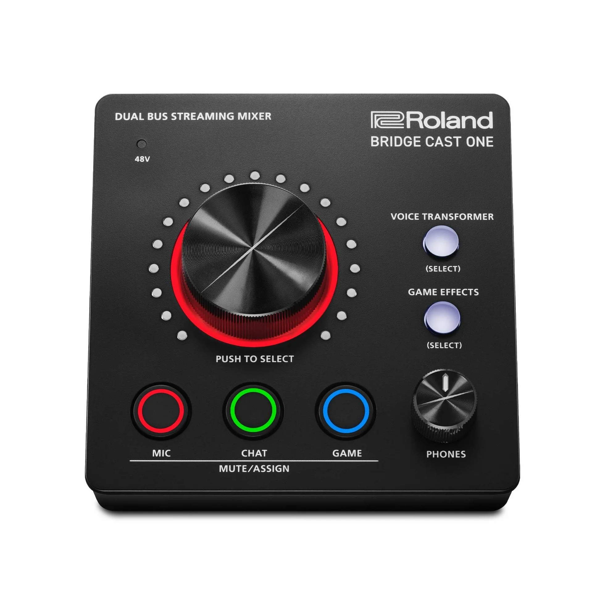 Roland Mezclador de doble bus para streaming BRIDGE CAST ONE | Compacto mezclador para streaming de audio | Para gamers online y creadores de contenido | DSP de hardware de 32 bits