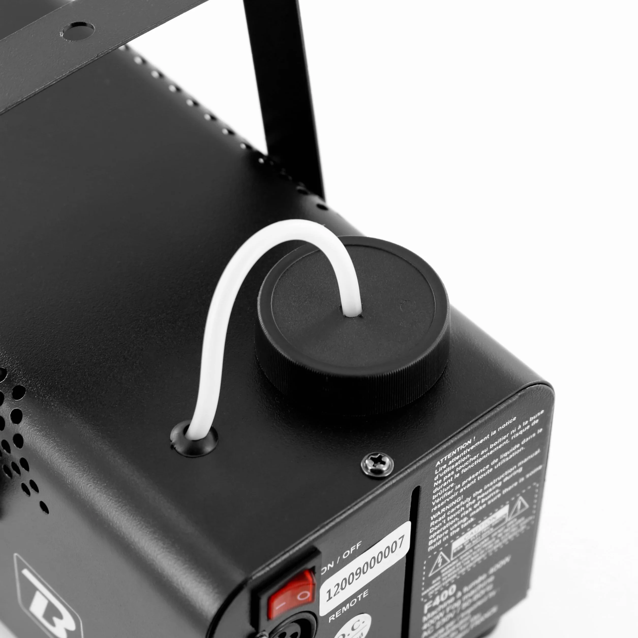 BOOMTONE Machine à fumée F400 noir